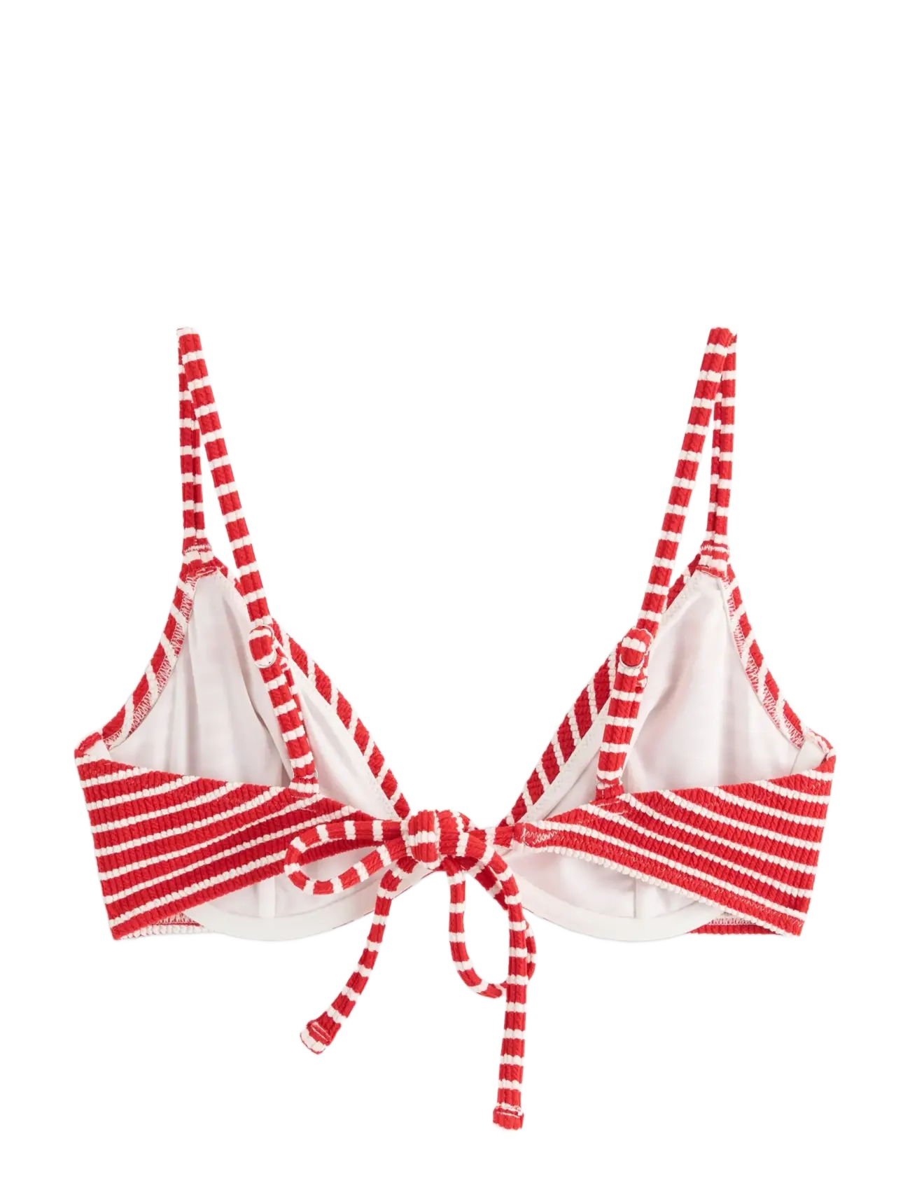 Lindex - Bra Stella Stripes - triangle bikinis - red - 2