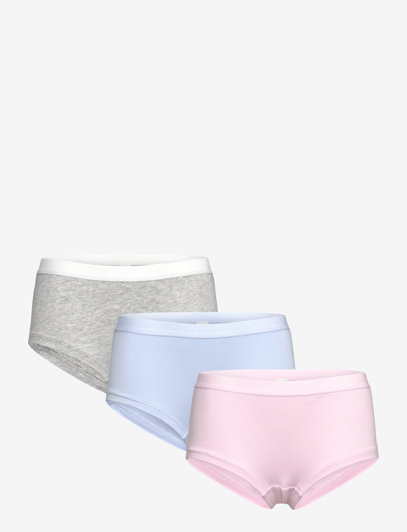 Lindex - Brief Hipster 3p solid - dusty pink - 0