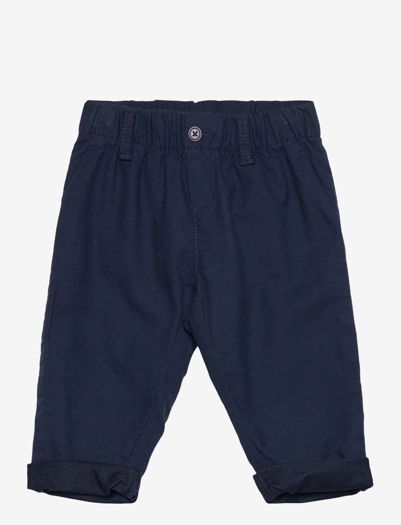 Lindex - Trousers Baby twill - beebipüksid - dark blue - 0
