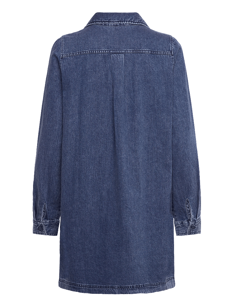 Lindex - Dress Aster - jeansklänningar - denim blue - 2