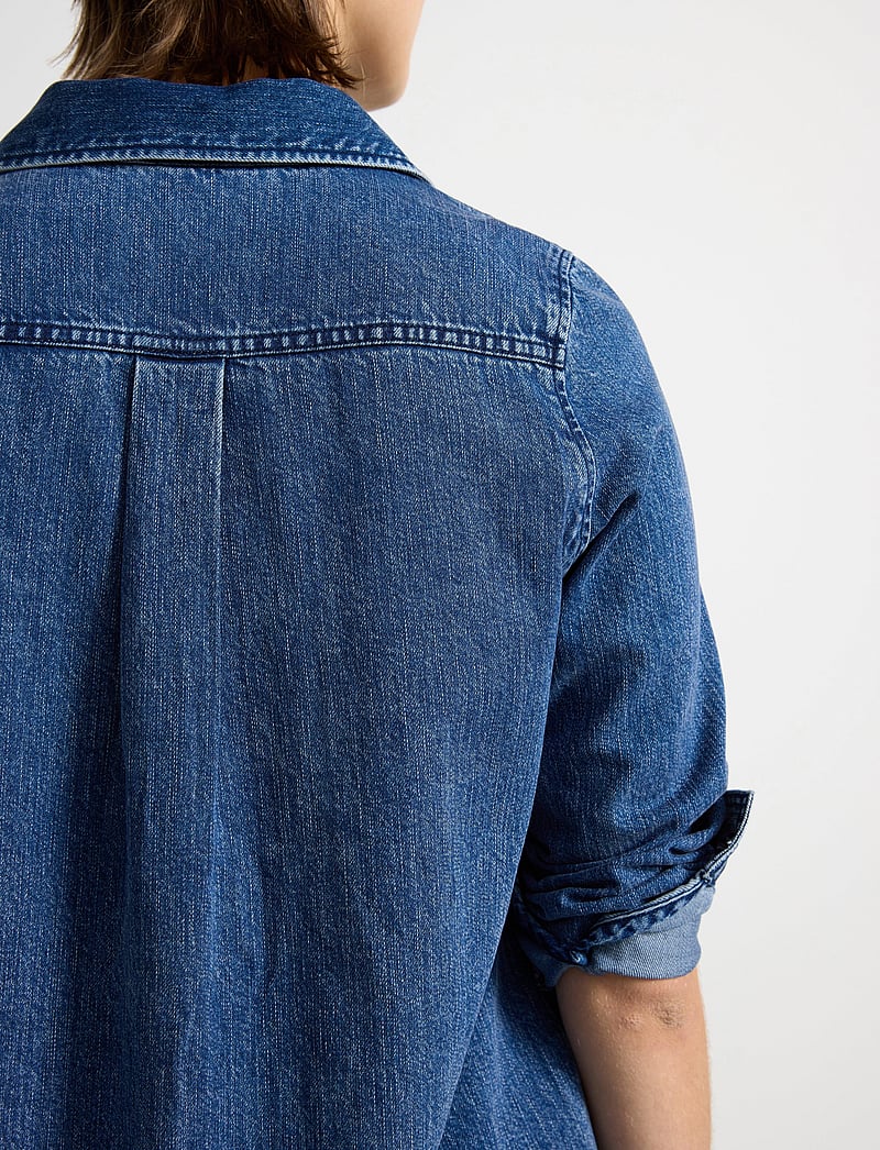 Lindex - Dress Aster - jeansklänningar - denim blue - 4