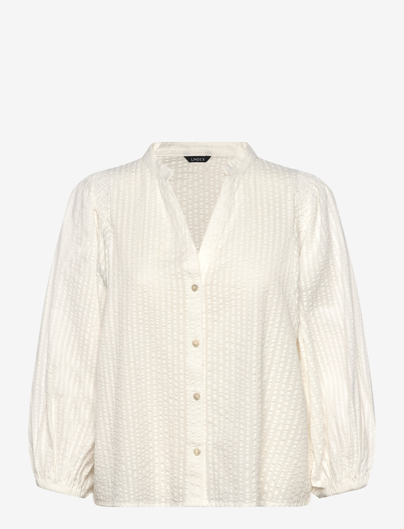 Lindex - Blouse Olivia - short-sleeved blouses - off white - 1