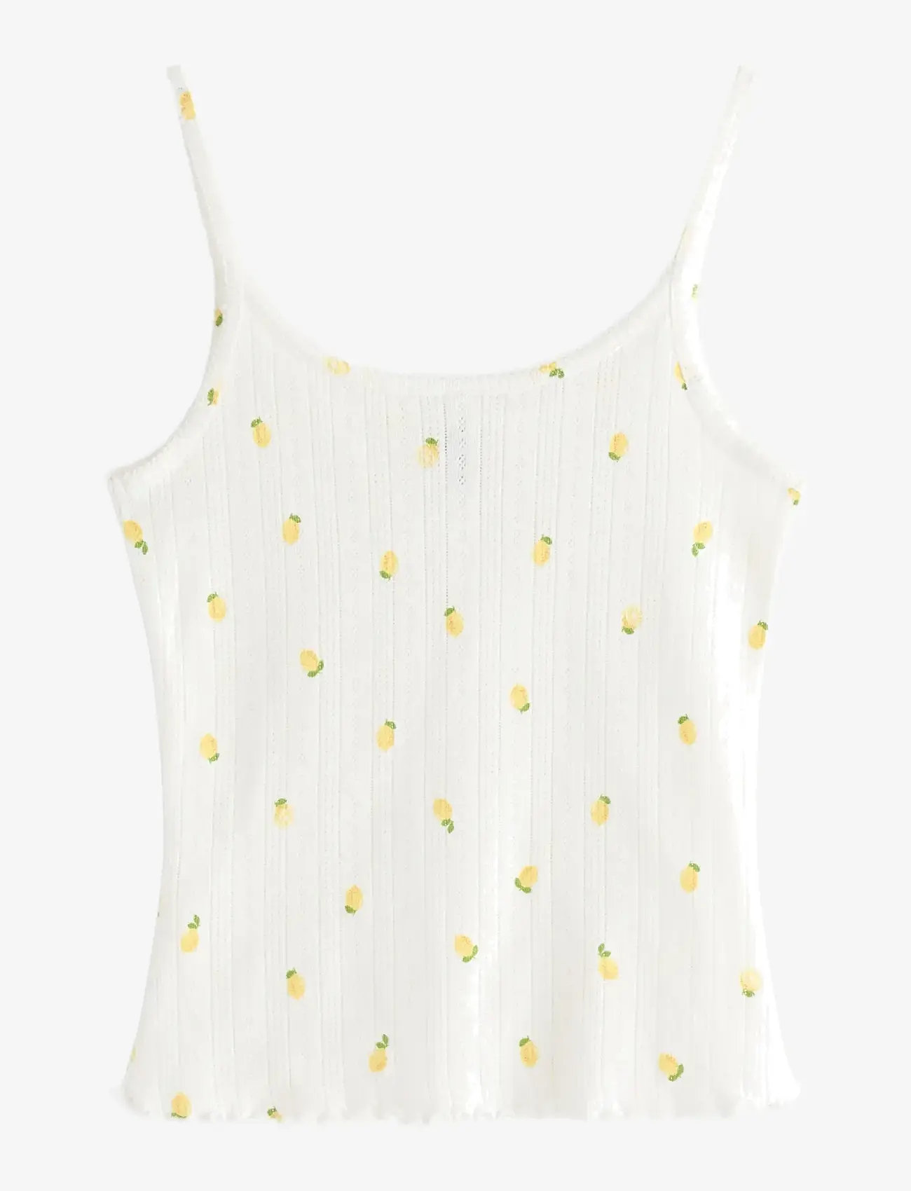 Lindex - Pyjama top in pointelle - tops - dark yellow - 2