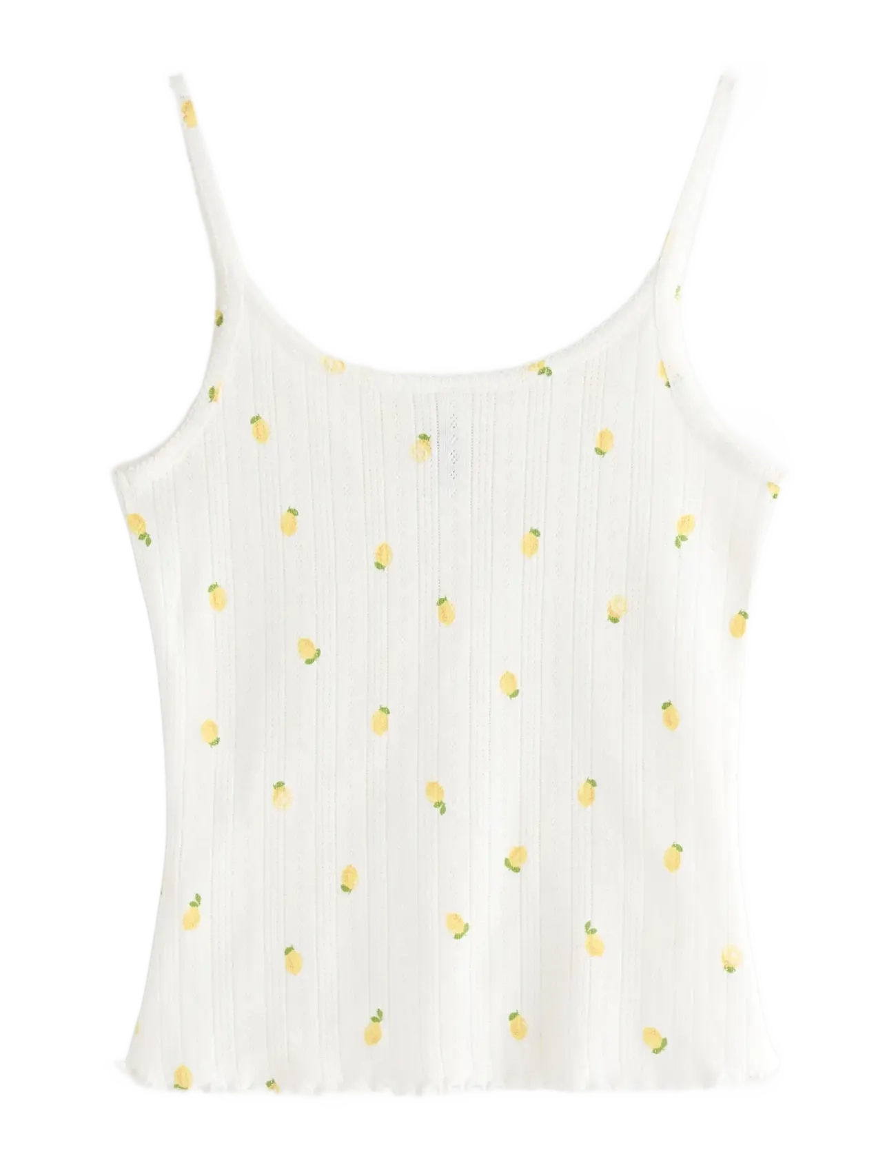Lindex - Pyjama top in pointelle - topi - dark yellow - 2