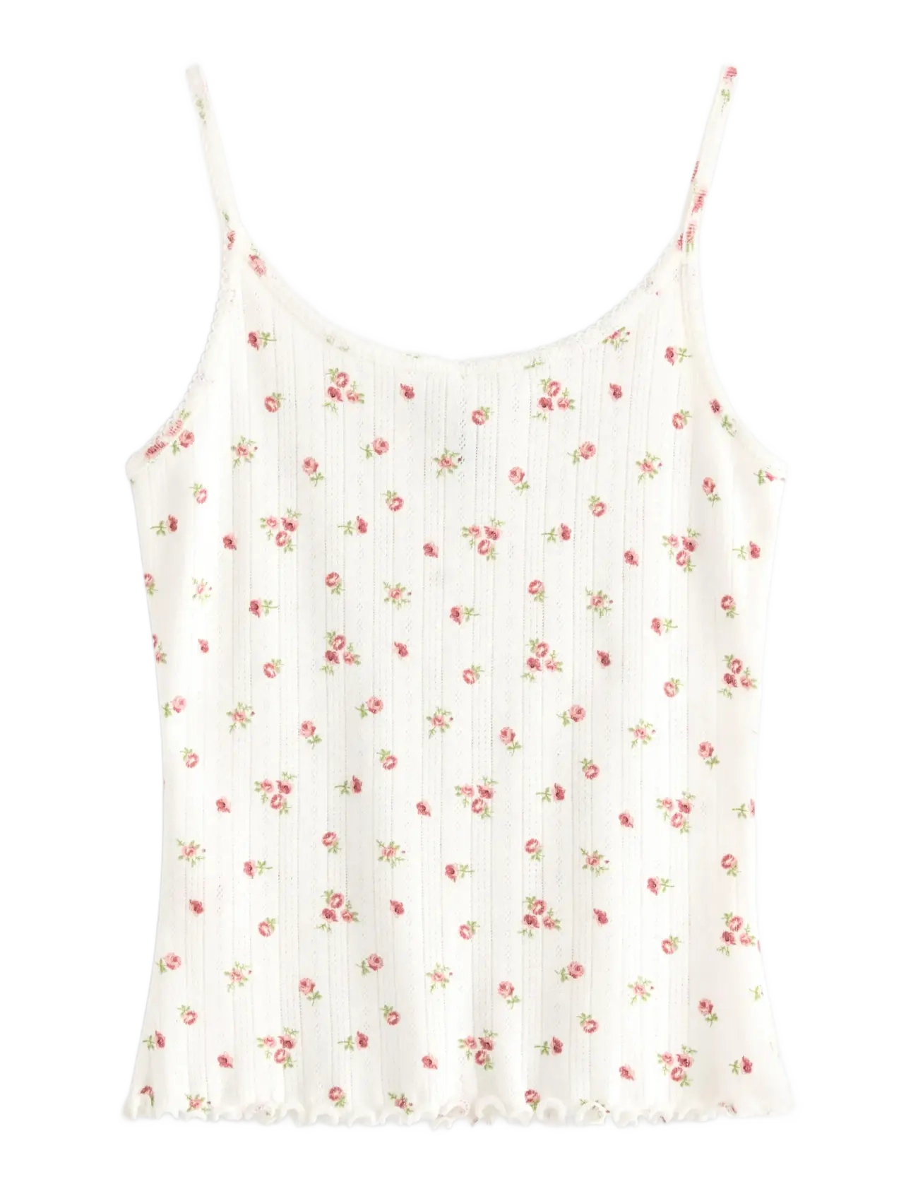 Lindex - Pyjama top in pointelle - oberteile - dusty pink - 2
