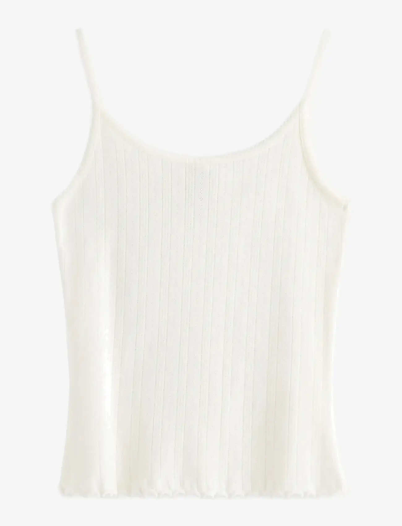 Lindex - Pyjama top in pointelle - tops - white - 2