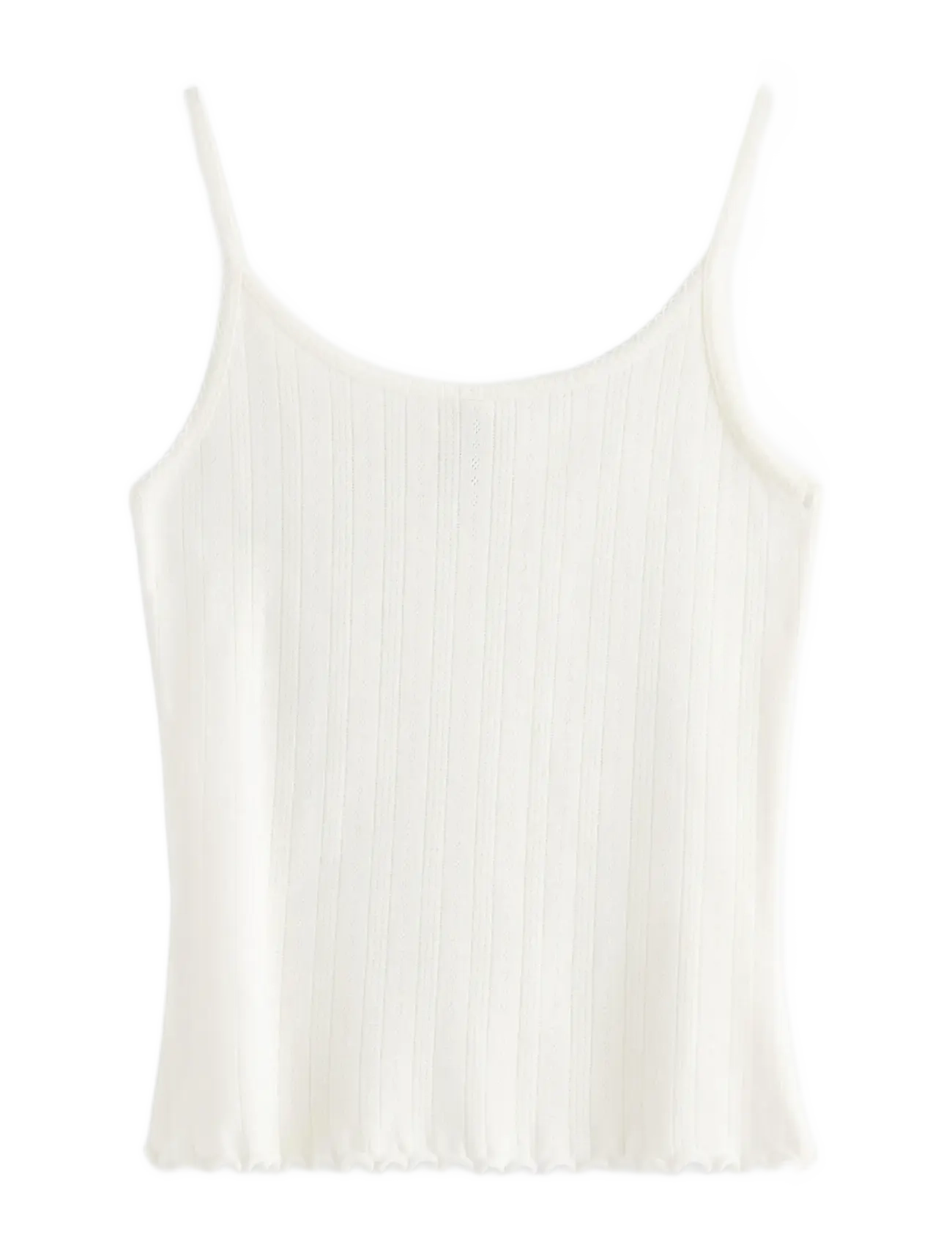 Lindex - Pyjama top in pointelle - oberteile - white - 2