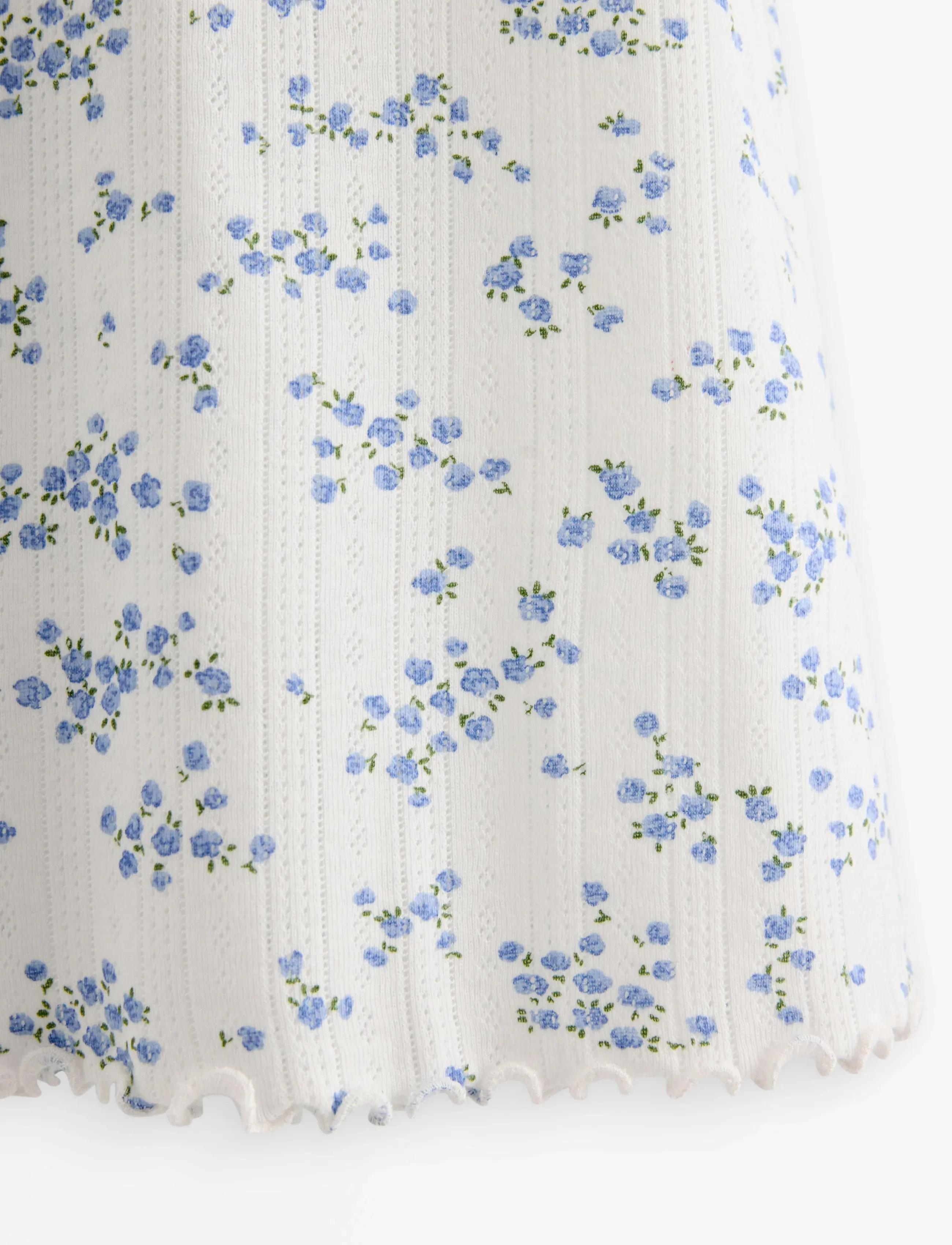 Lindex - Nightdress in pointelle - nachthemden - blue - 5