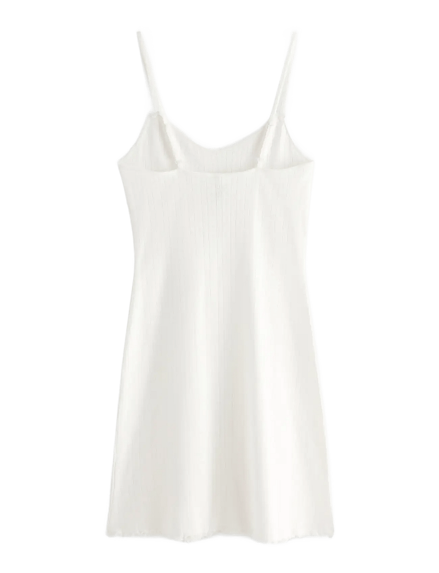 Lindex - Nightdress in pointelle - nattlinnen - off white - 2