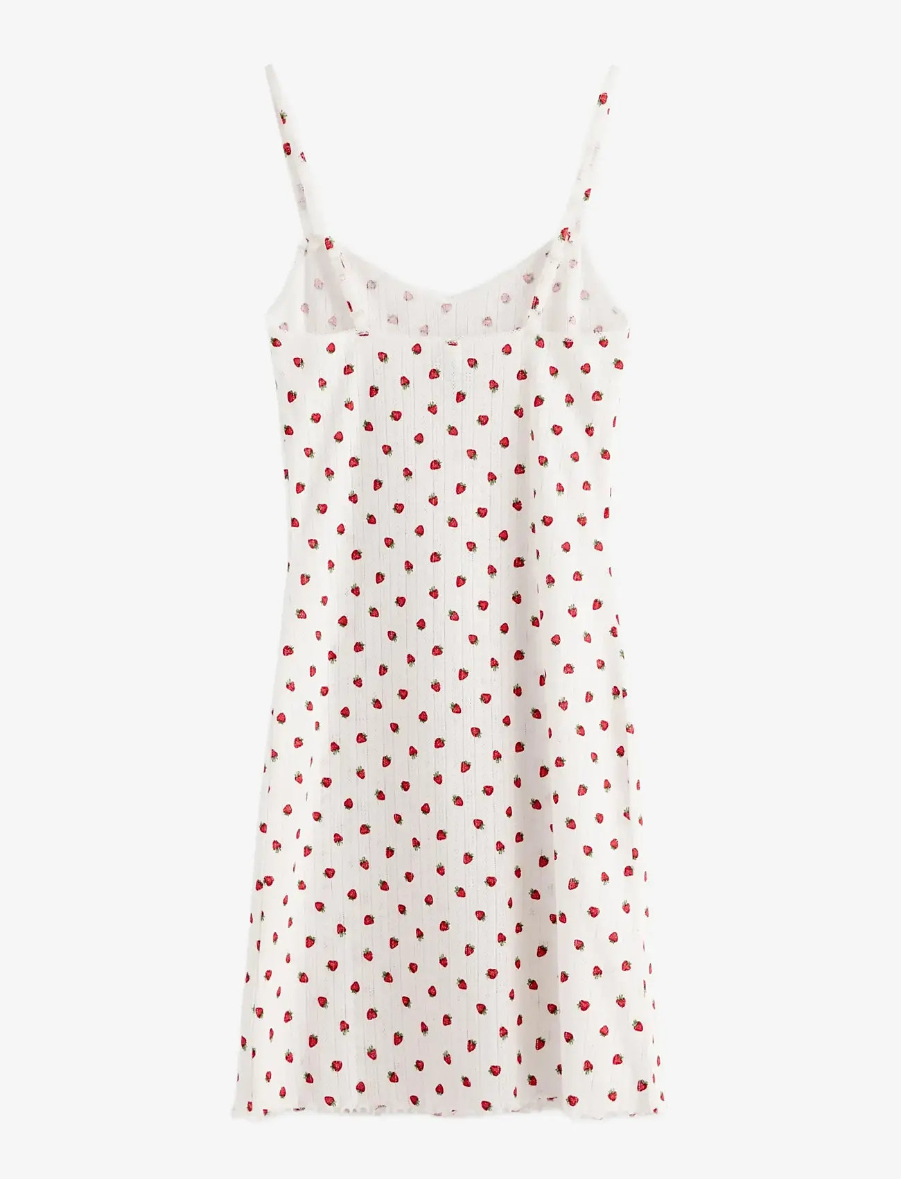 Lindex - Nightdress in pointelle - natkjoler - red - 2