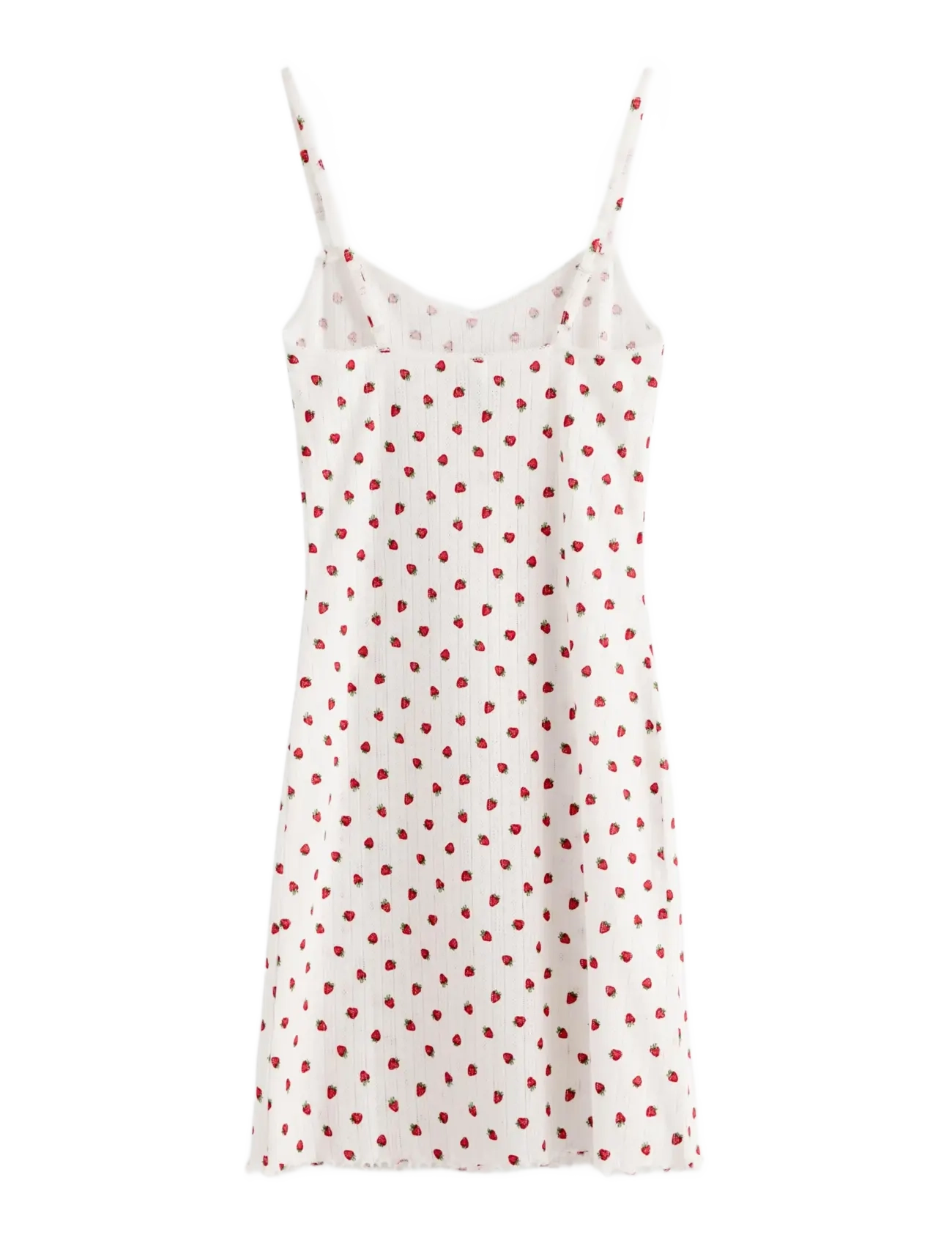 Lindex - Nightdress in pointelle - nattlinnen - red - 2