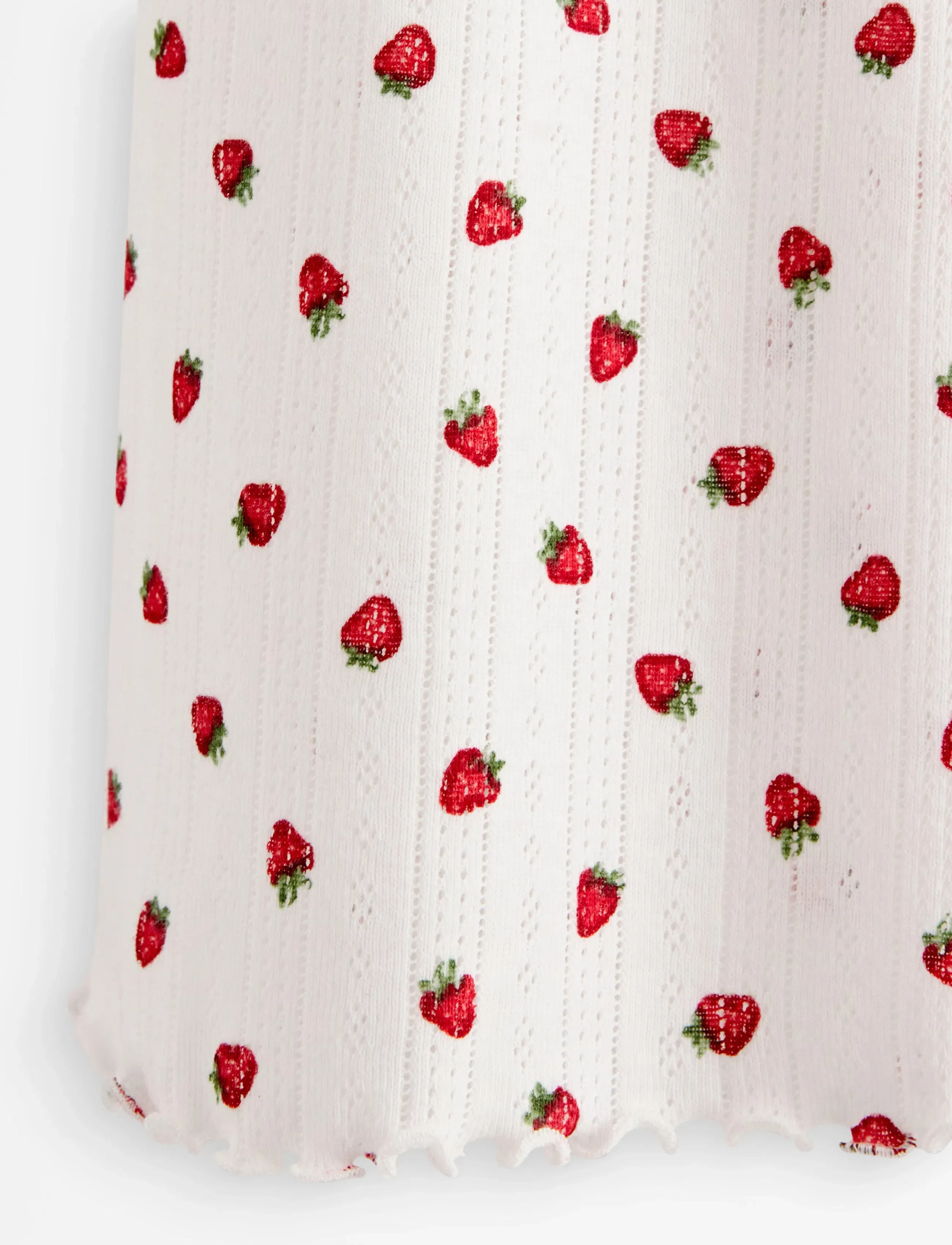 Lindex - Nightdress in pointelle - nattlinnen - red - 5