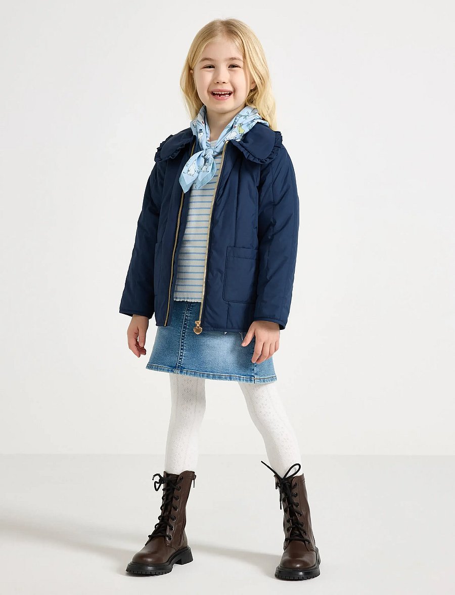 Lindex - Jacket padded w collar - tepitud joped - dark blue - 0
