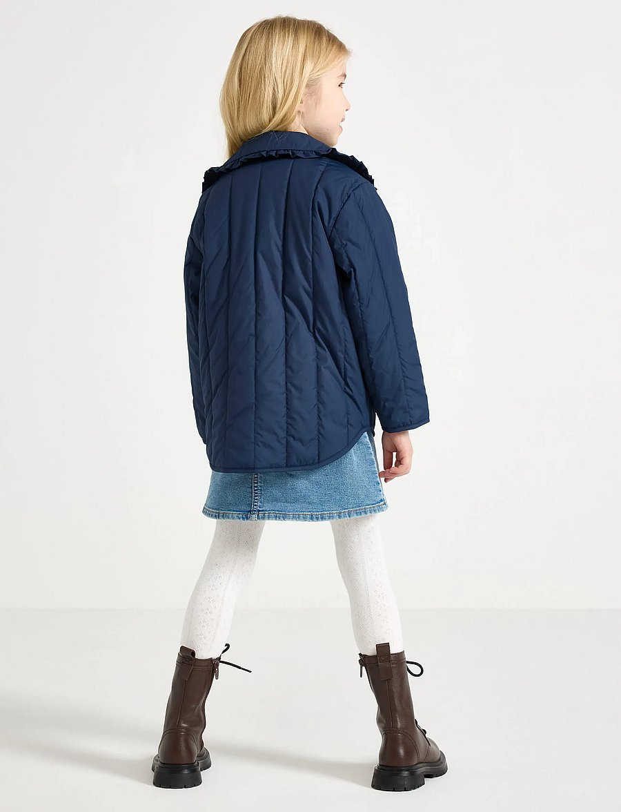 Lindex - Jacket padded w collar - tepitud joped - dark blue - 3