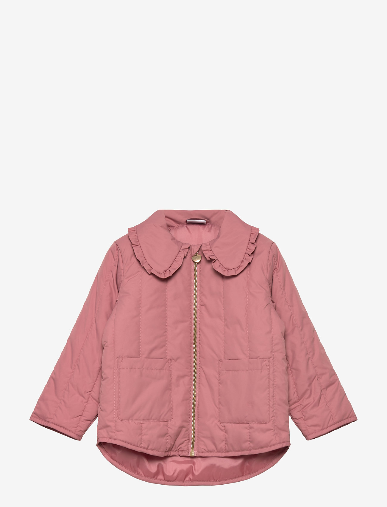 Lindex - Jacket padded w collar - dusty pink - 0