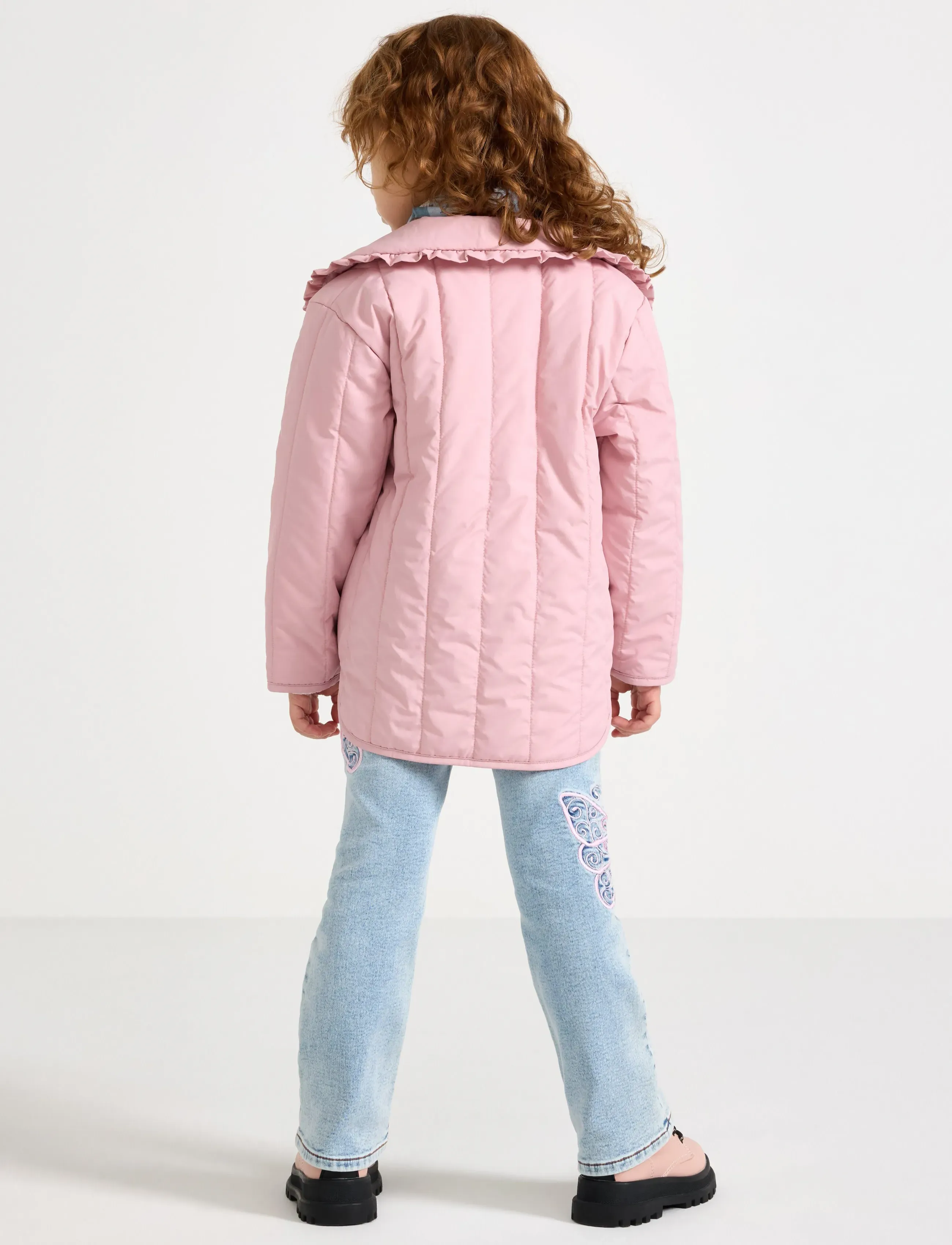 Lindex - Water repellent jacket with collar - tepitud jakid - dusty pink - 3