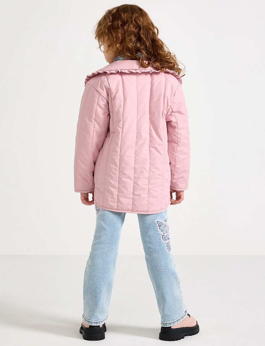 Lindex - Jacket padded w collar - quiltade jackor - dusty pink - 3
