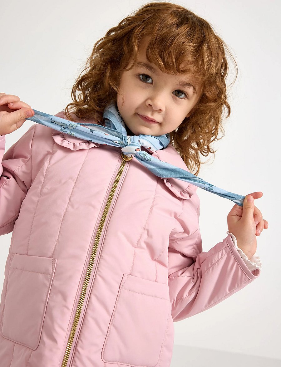 Lindex - Jacket padded w collar - quiltade jackor - dusty pink - 4