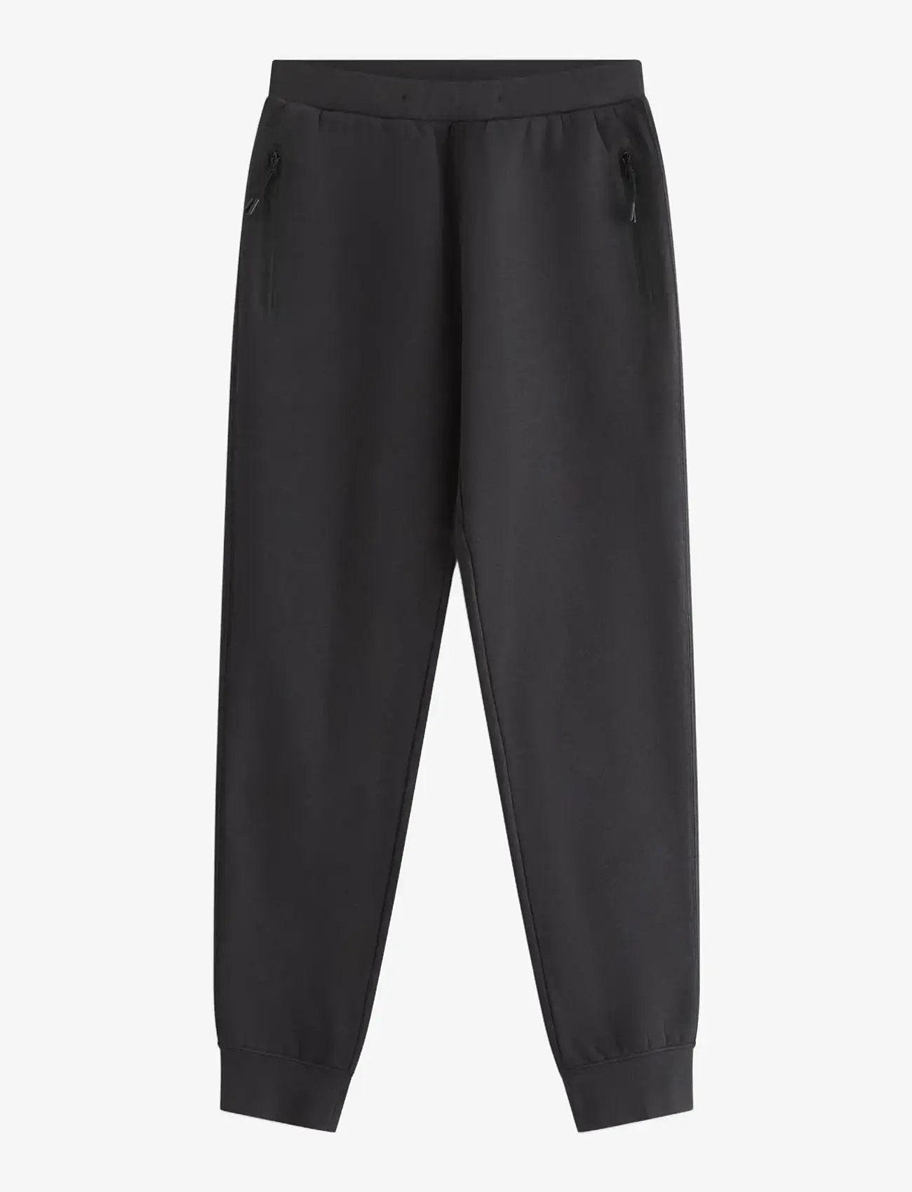 Lindex - Sportiga mjukisbyxor - sweatpants - offblack - 1