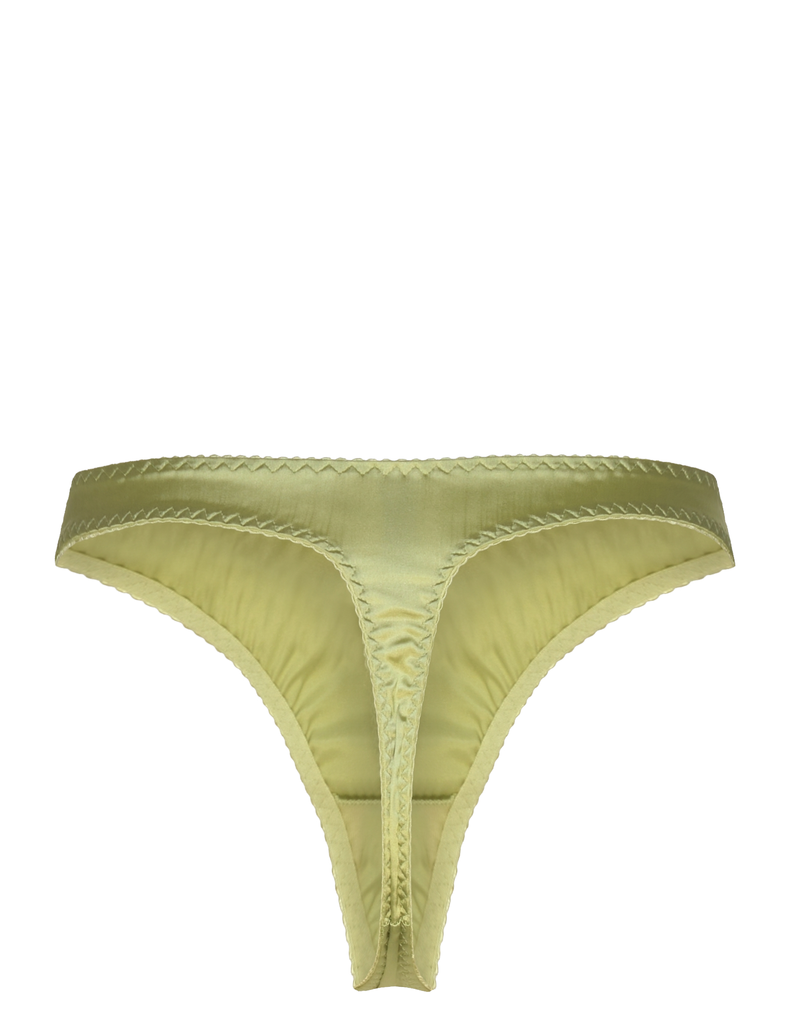Lindex - Brief Satin Thong - die niedrigsten preise - light dusty green - 2
