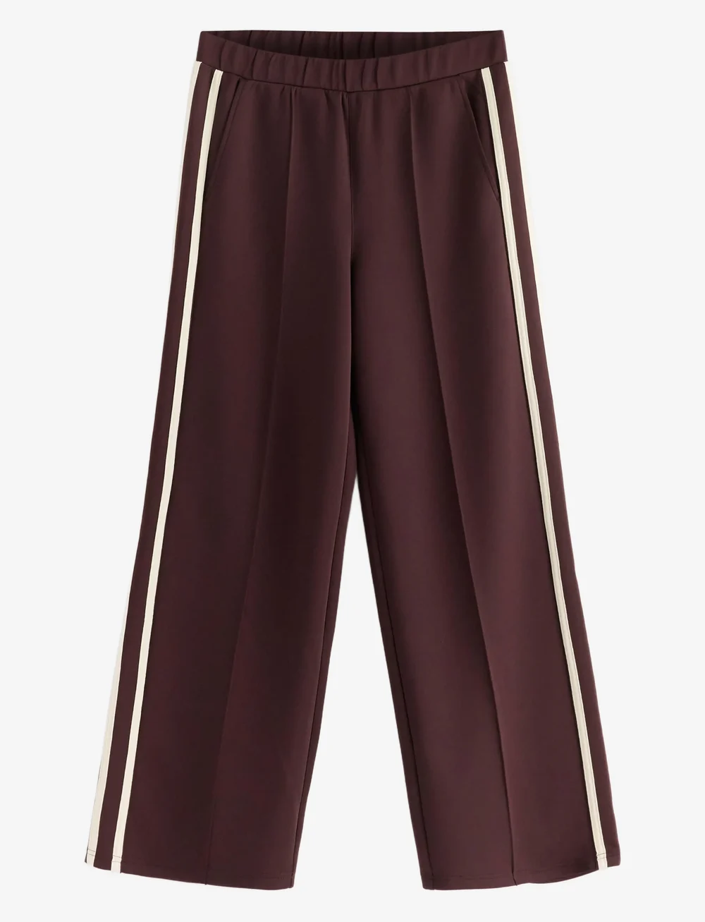 Lindex - Trouser Vega - mode trends - dark dusty red - 1