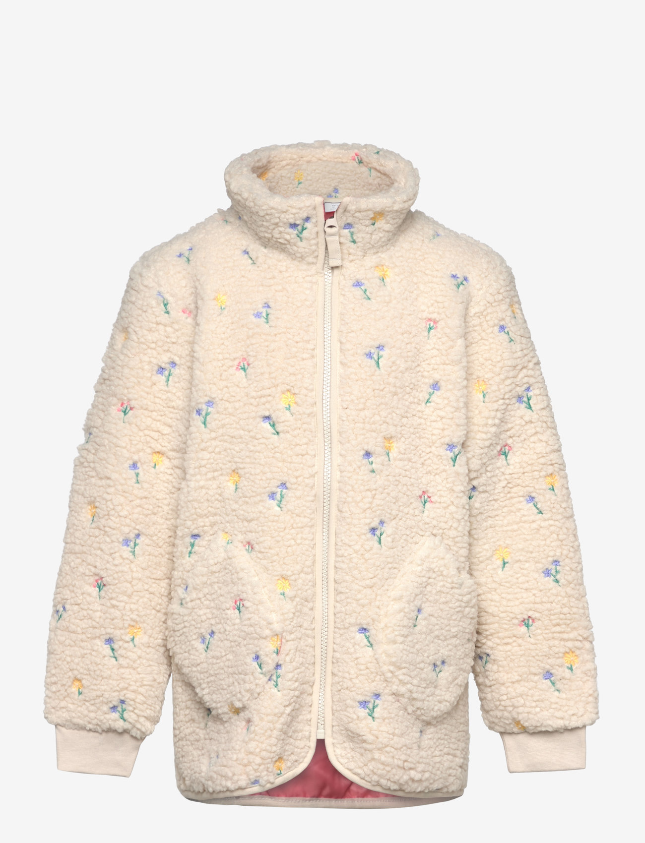 Lindex - Jacket pile embroidery - light beige - 1