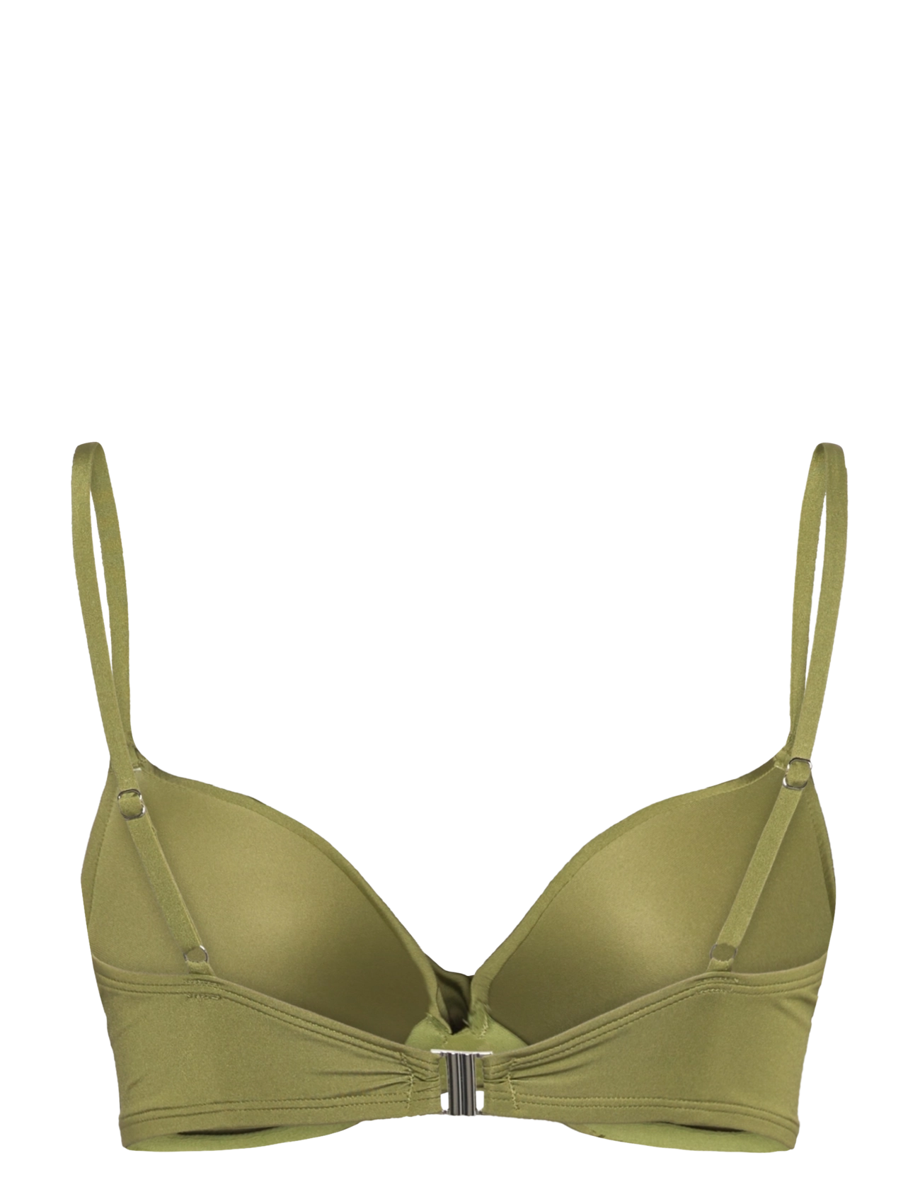 Lindex - Swim Bra Malva Shiny - rinda tõstvad bikiinide ülaosad - light dusty green - 2