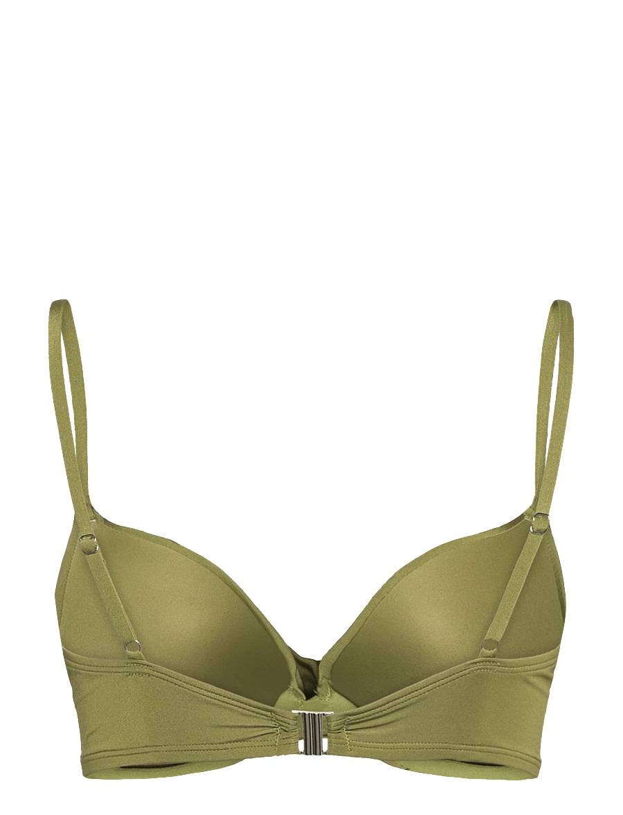 Lindex - Swim Bra Malva Shiny - push-up bikiinid - light dusty green - 2