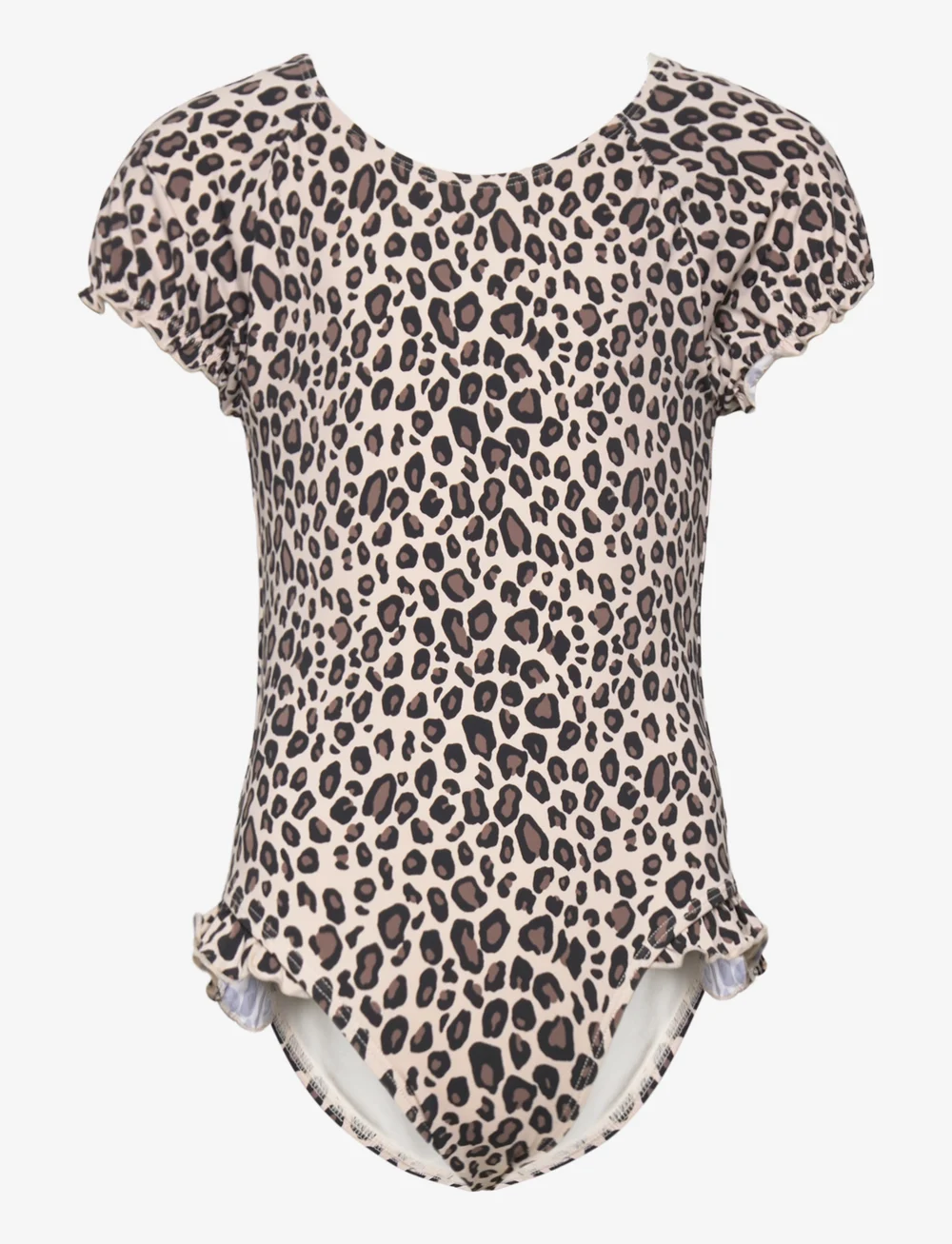Lindex - Swimsuit singoalla AOP - stroje kąpielowe jednoczęściowe - light beige - 0