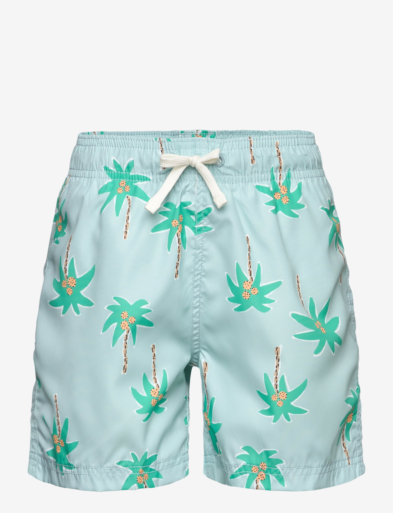 Lindex - Swimshorts AOP - badehosen - light dusty turquoise - 0