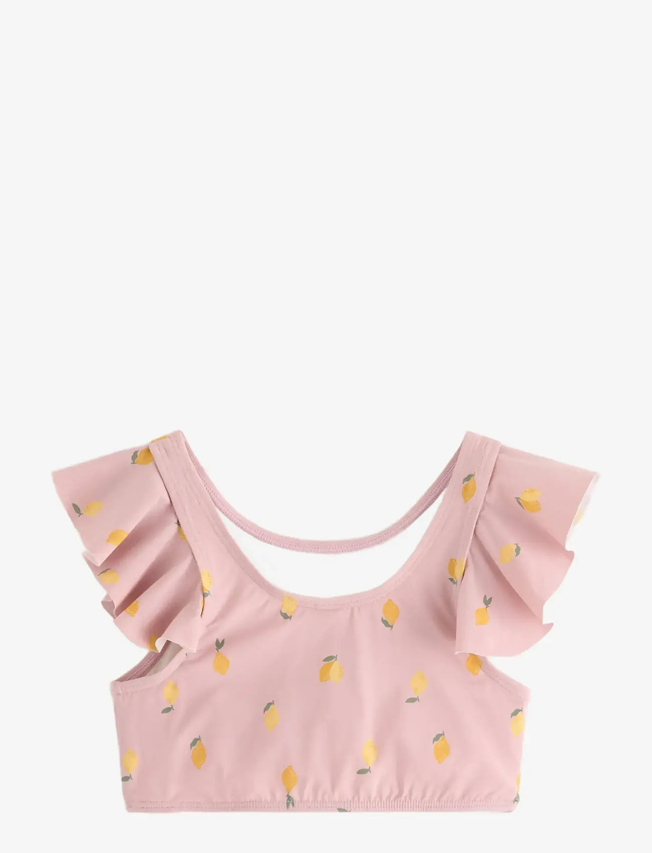 Lindex - Bikini top with frill AOP - laveste priser - light dusty lilac - 1