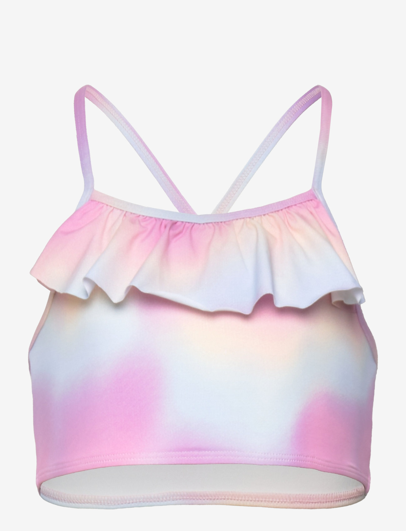 Lindex - bikini top with frill AOP - bikiinid - light pink - 0