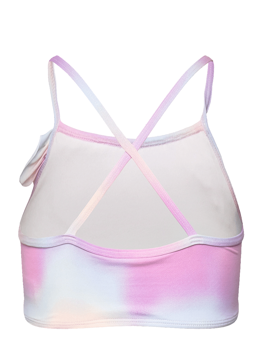 Lindex - bikini top with frill AOP - bikiinid - light pink - 1
