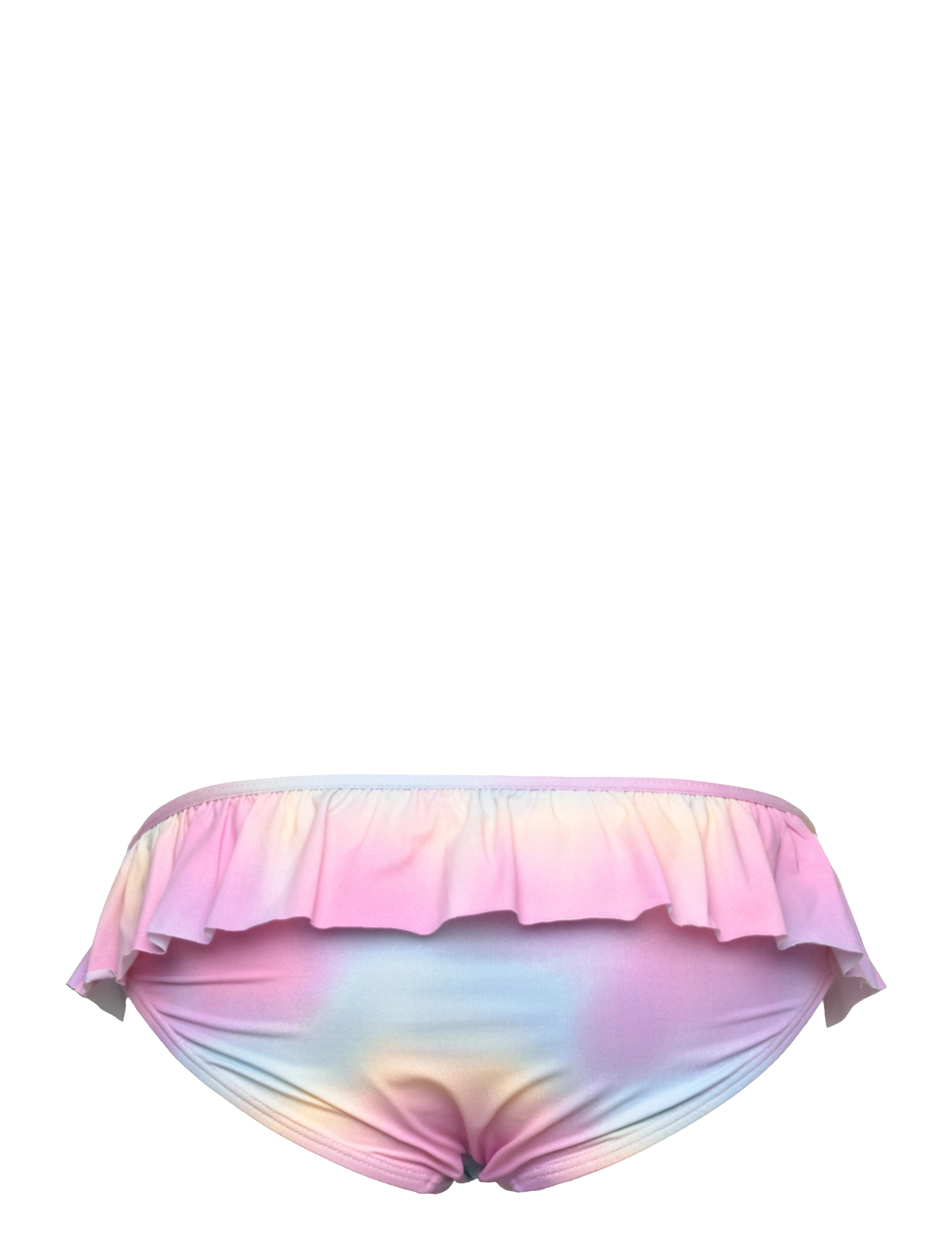 Lindex - Bikini brief flounce AOP - bikinis - light pink - 1