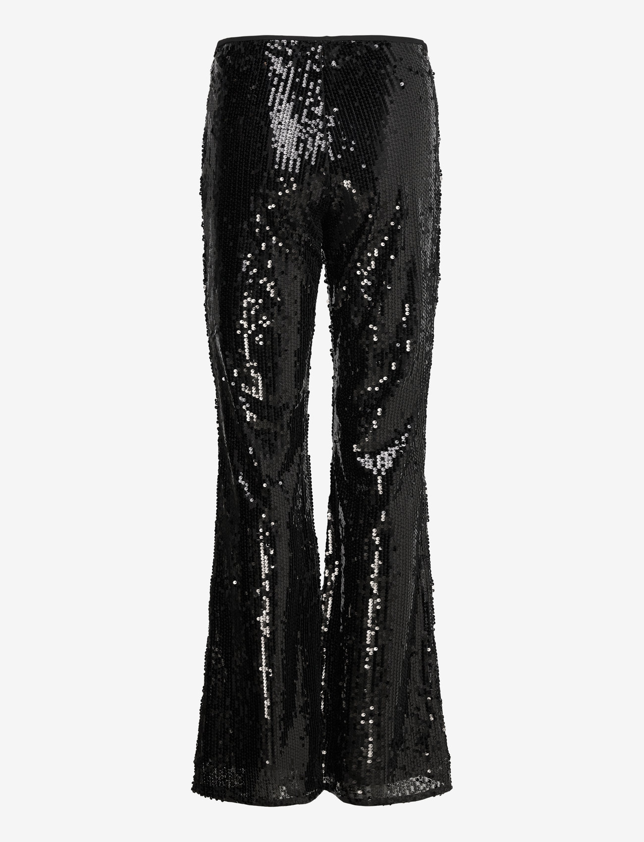 Lindex - Trousers Lara sequines - black - 1
