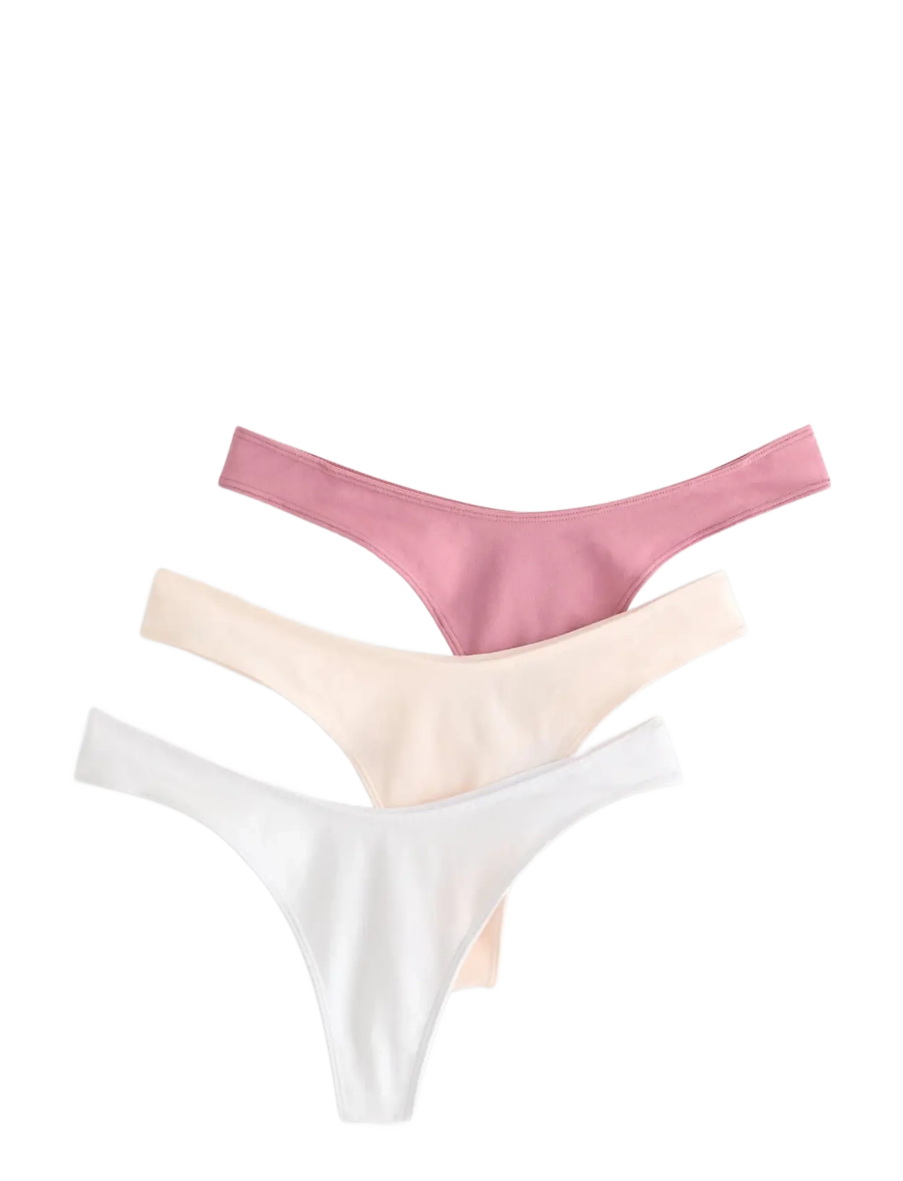 Lindex 3-pack thong with low waist - Unterwäsche - LT PINK / multi