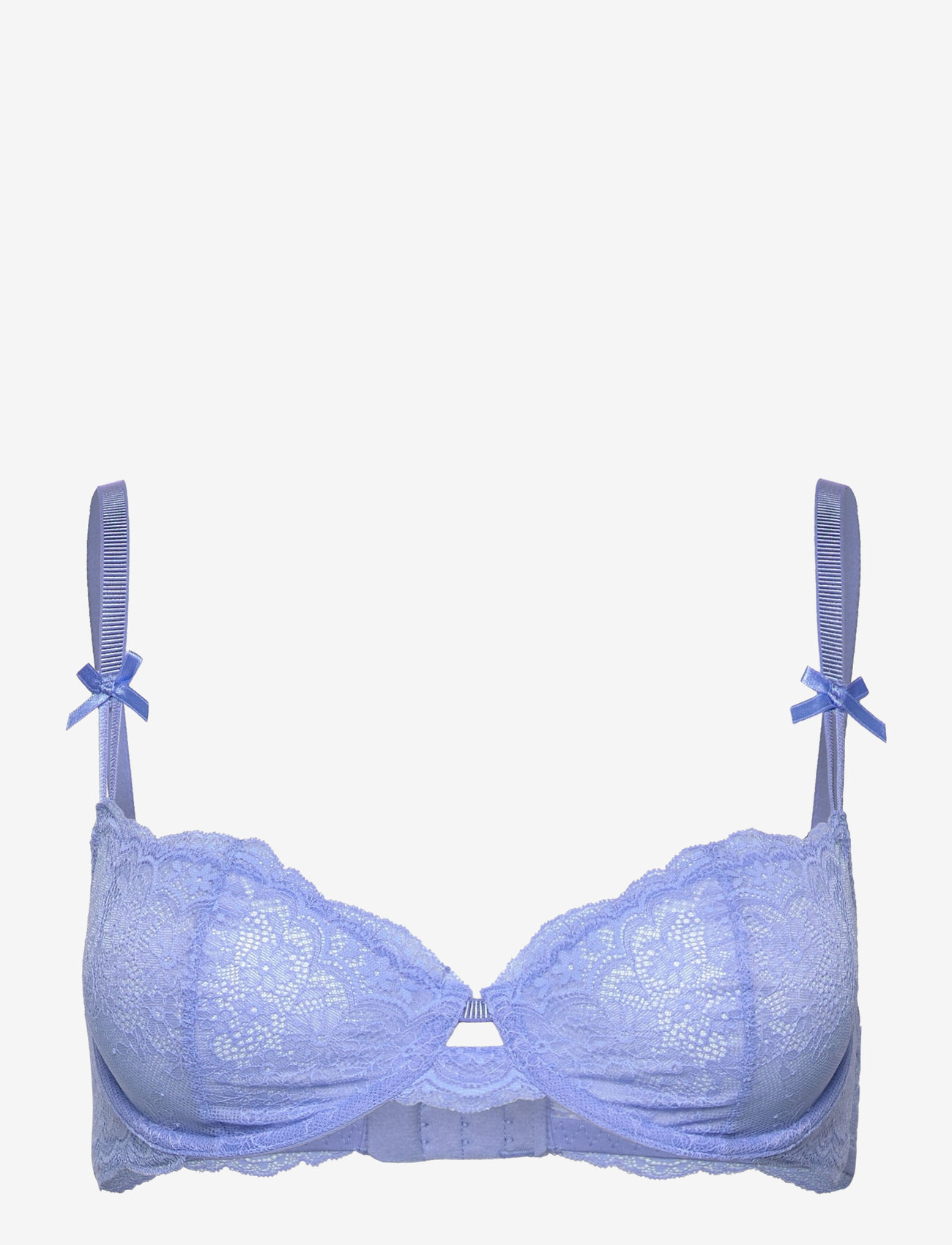 Lindex - Bra wire Valerie lace with b - bh:ar med bygel - blue - 1