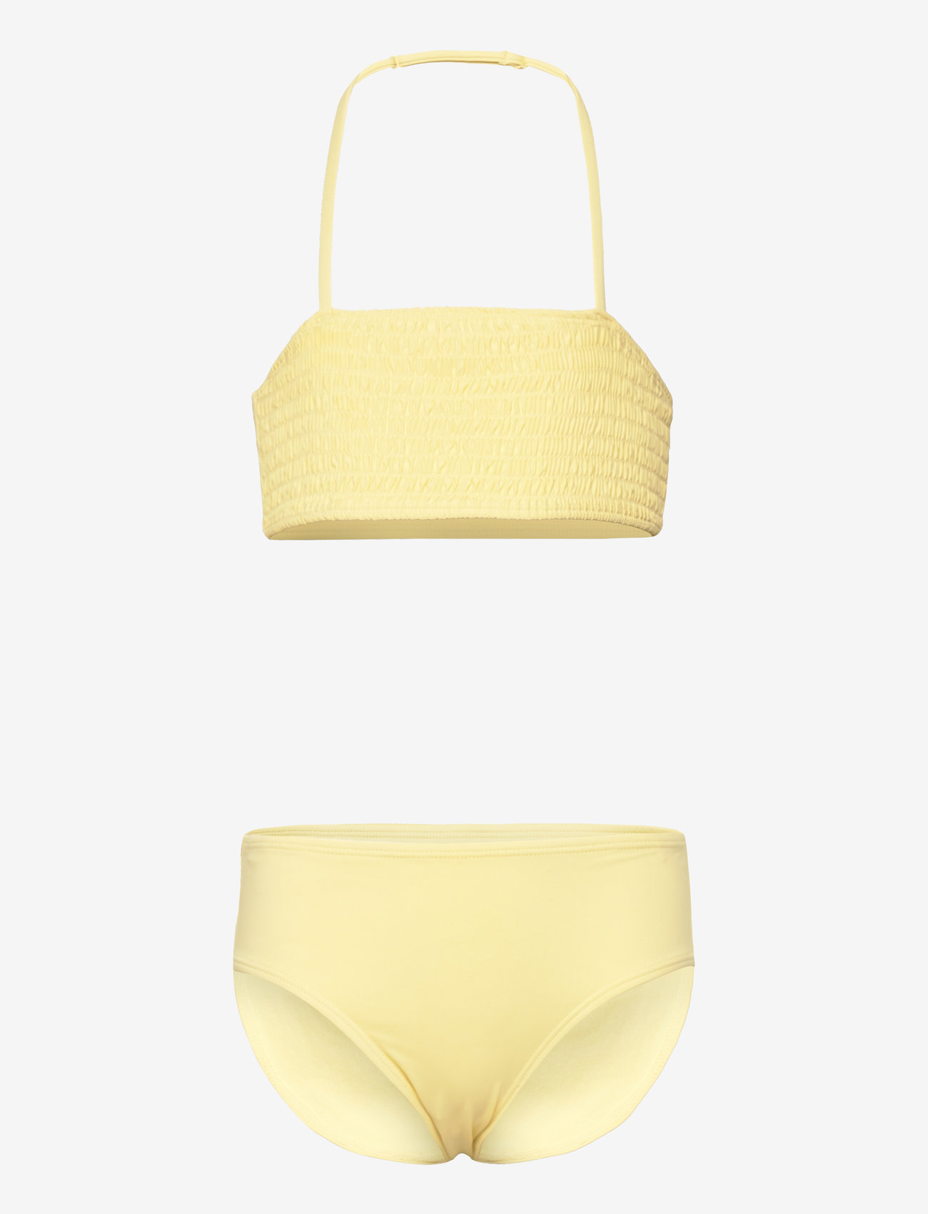 Lindex - Bikini bandeau smock - bikinis - light yellow - 0