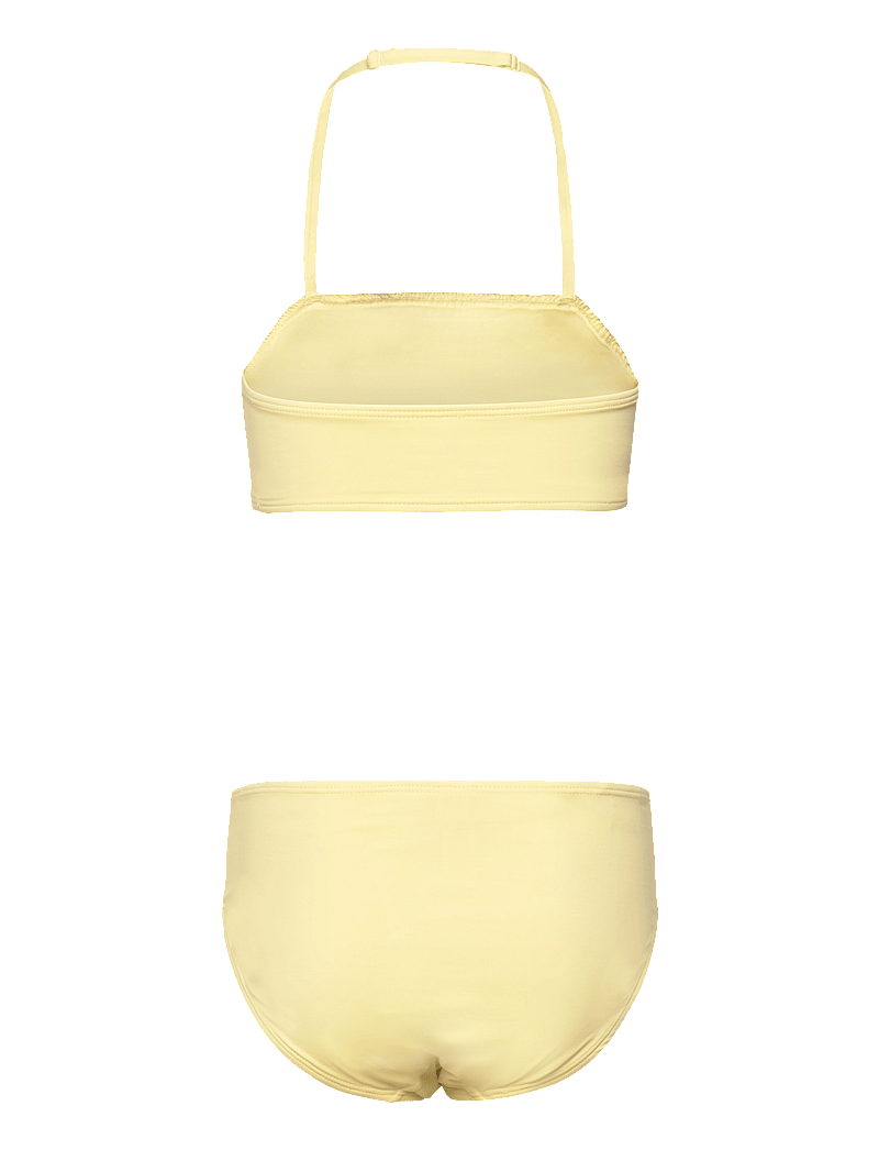 Lindex - Bikini bandeau smock - bikinis - light yellow - 1