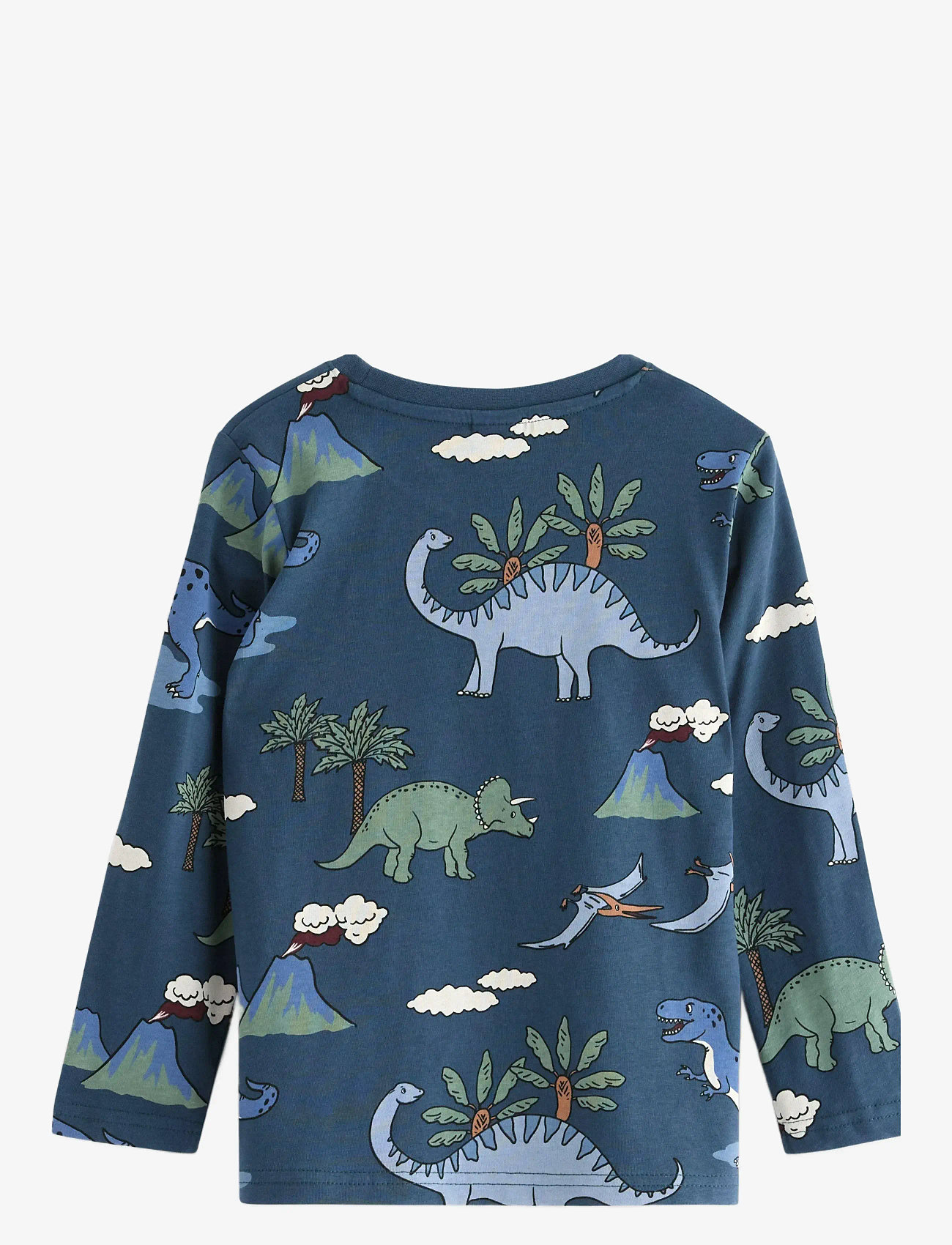 Lindex - Top LS DINO AOP - efterårstøj - dark blue - 1