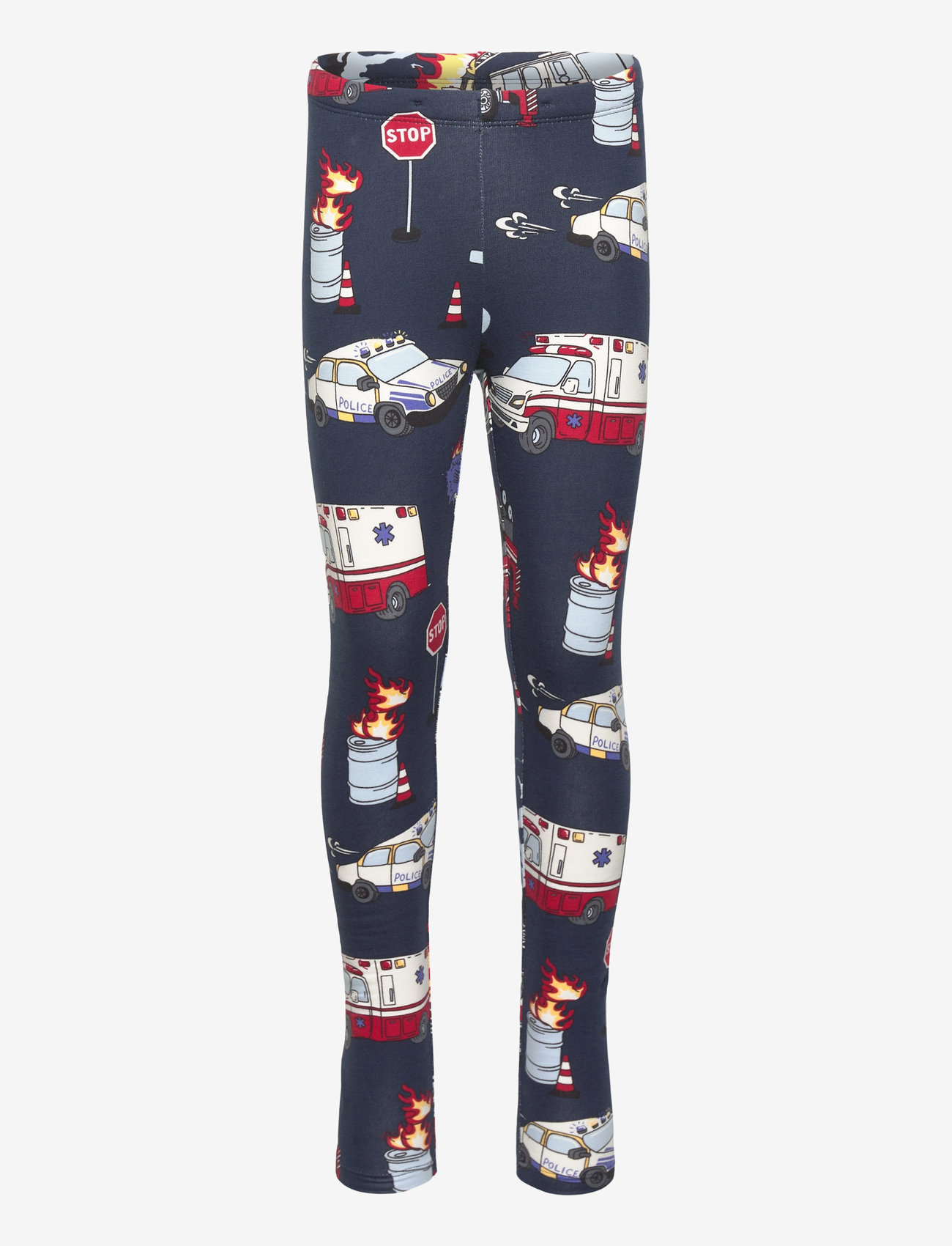 Lindex - Leggings SOS AOP - retuusid - dark blue - 0