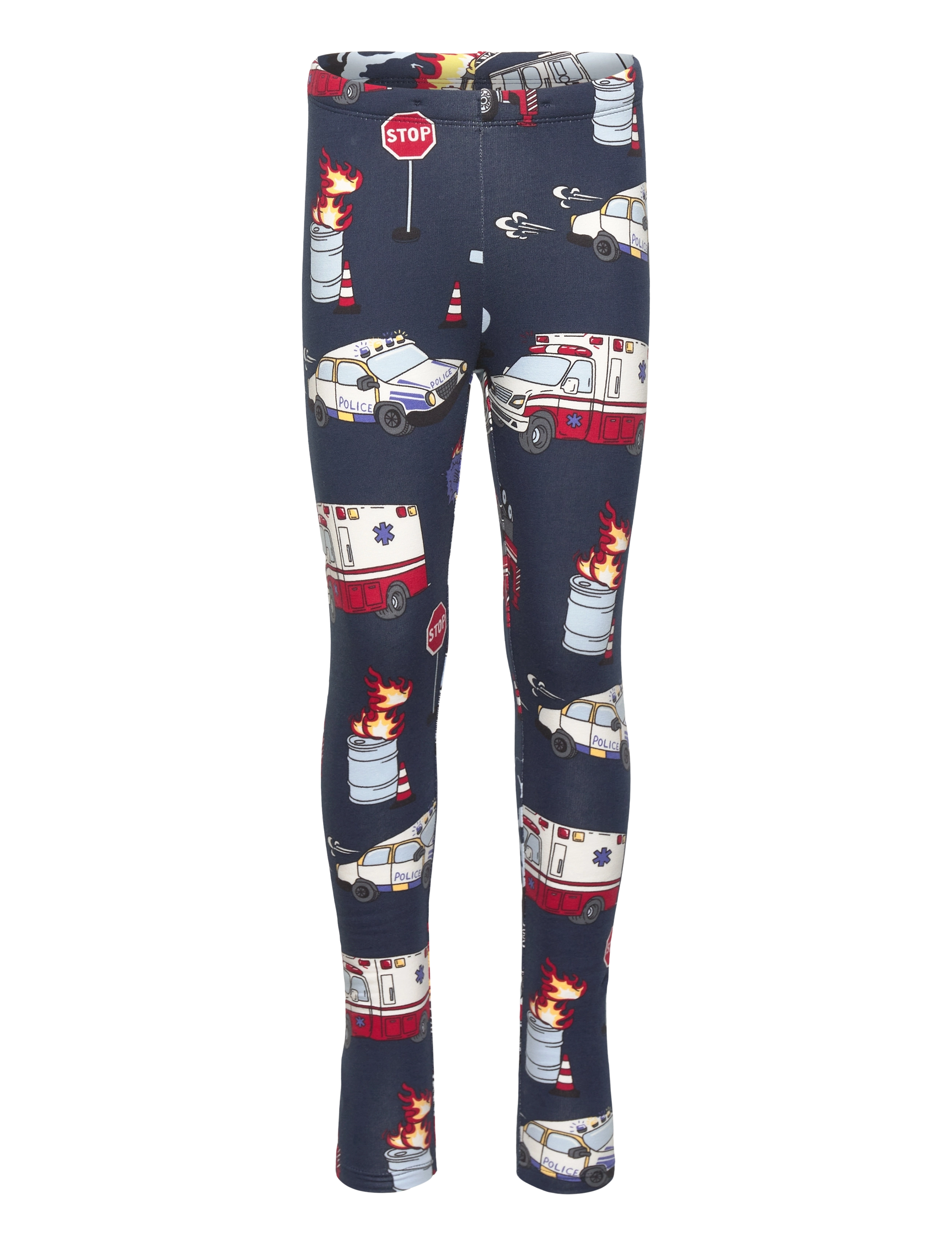 Lindex Leggings SOS AOP - App deal - DARK BLUE / navy