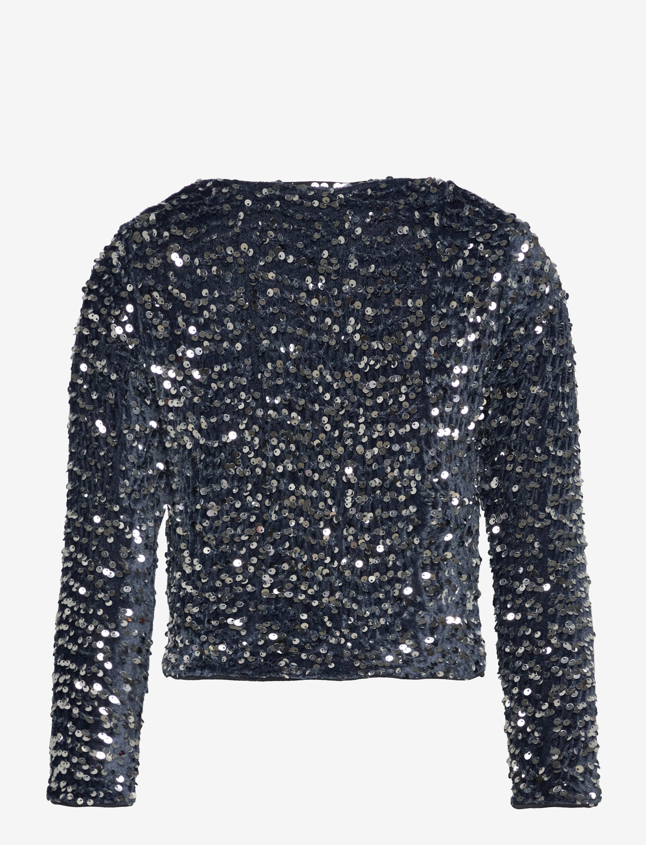 【v】GLITTER EMBROIDERY VELOUR LONG TOP GLITTER EMBROIDERY VELOUR LONG TOP