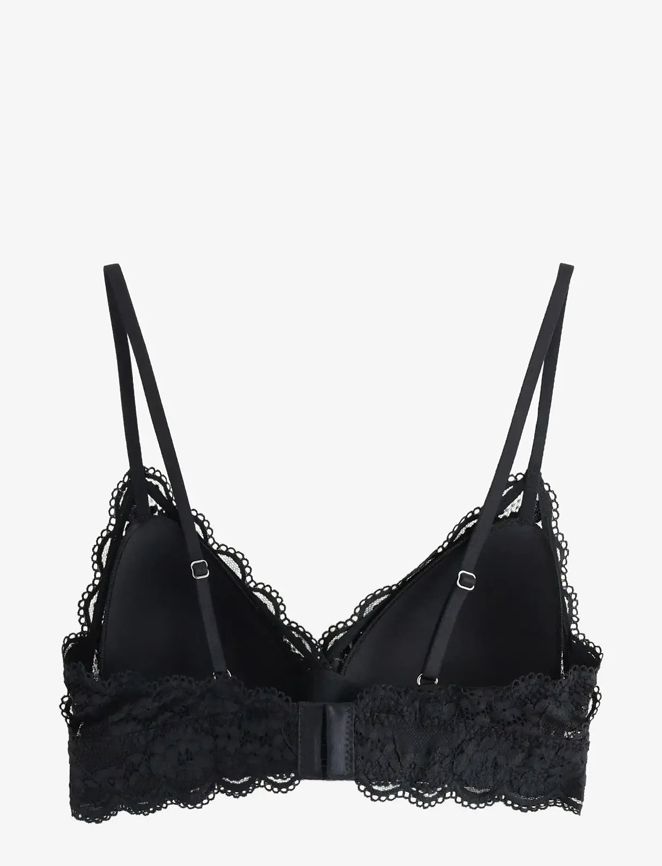 Lindex - Bra bralette soft top Iris lac - black - 2