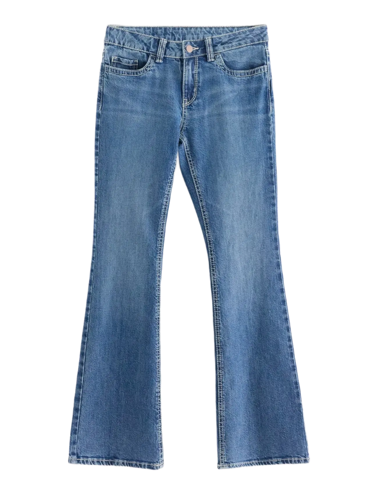 Lindex FREJA Flared leg jeans - Underdele - DENIM / blue