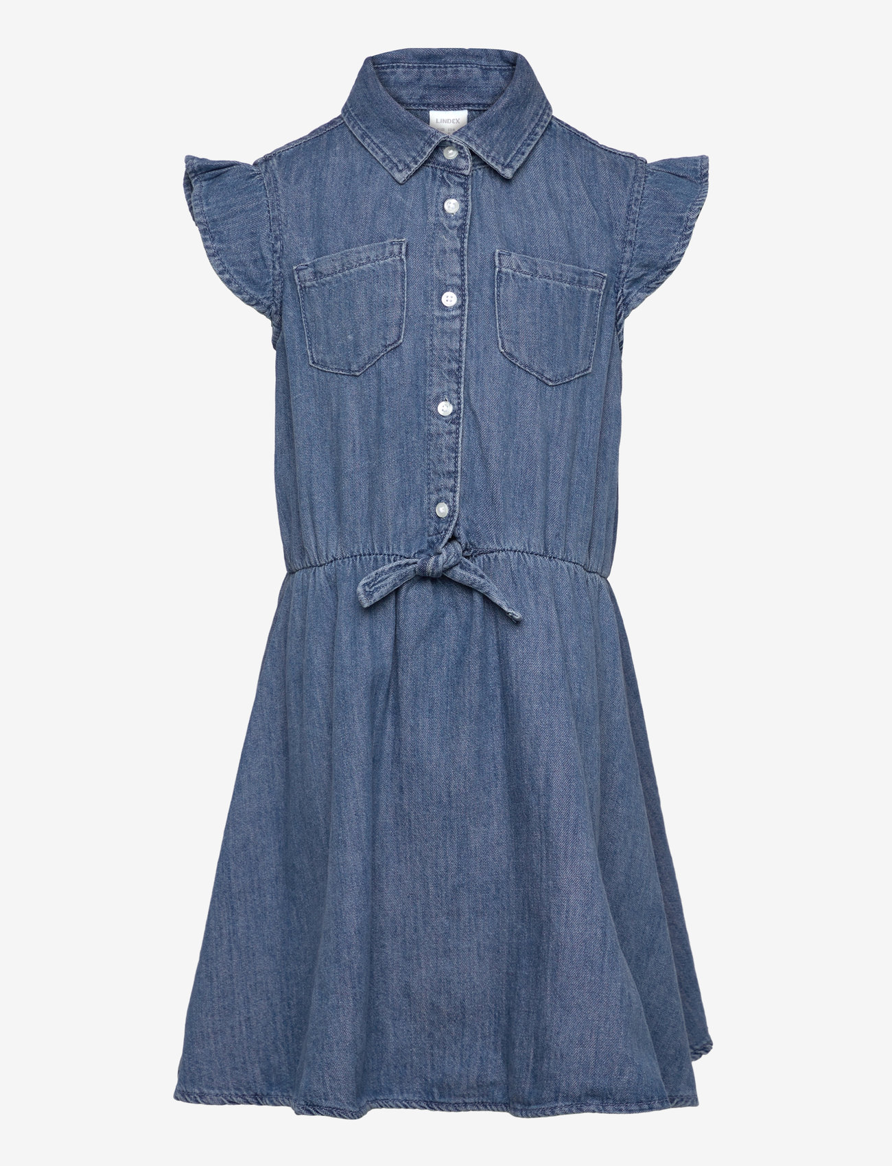 Lindex - Dress Denim with knot - sleeveless casual dresses - denim - 0