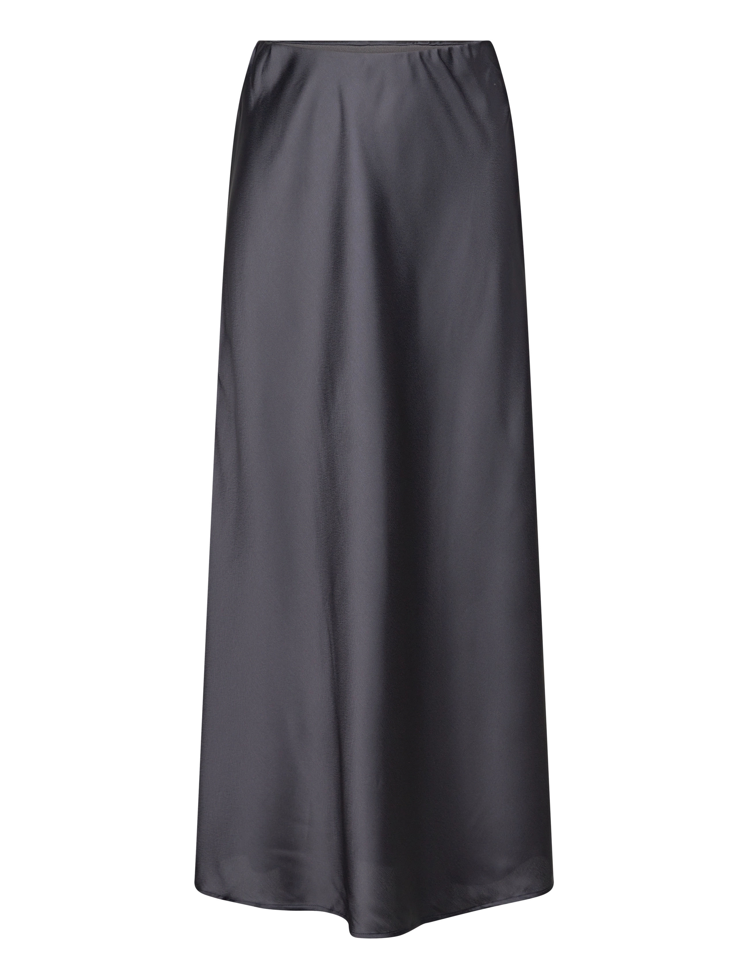 Skirt satin - DARK GREY