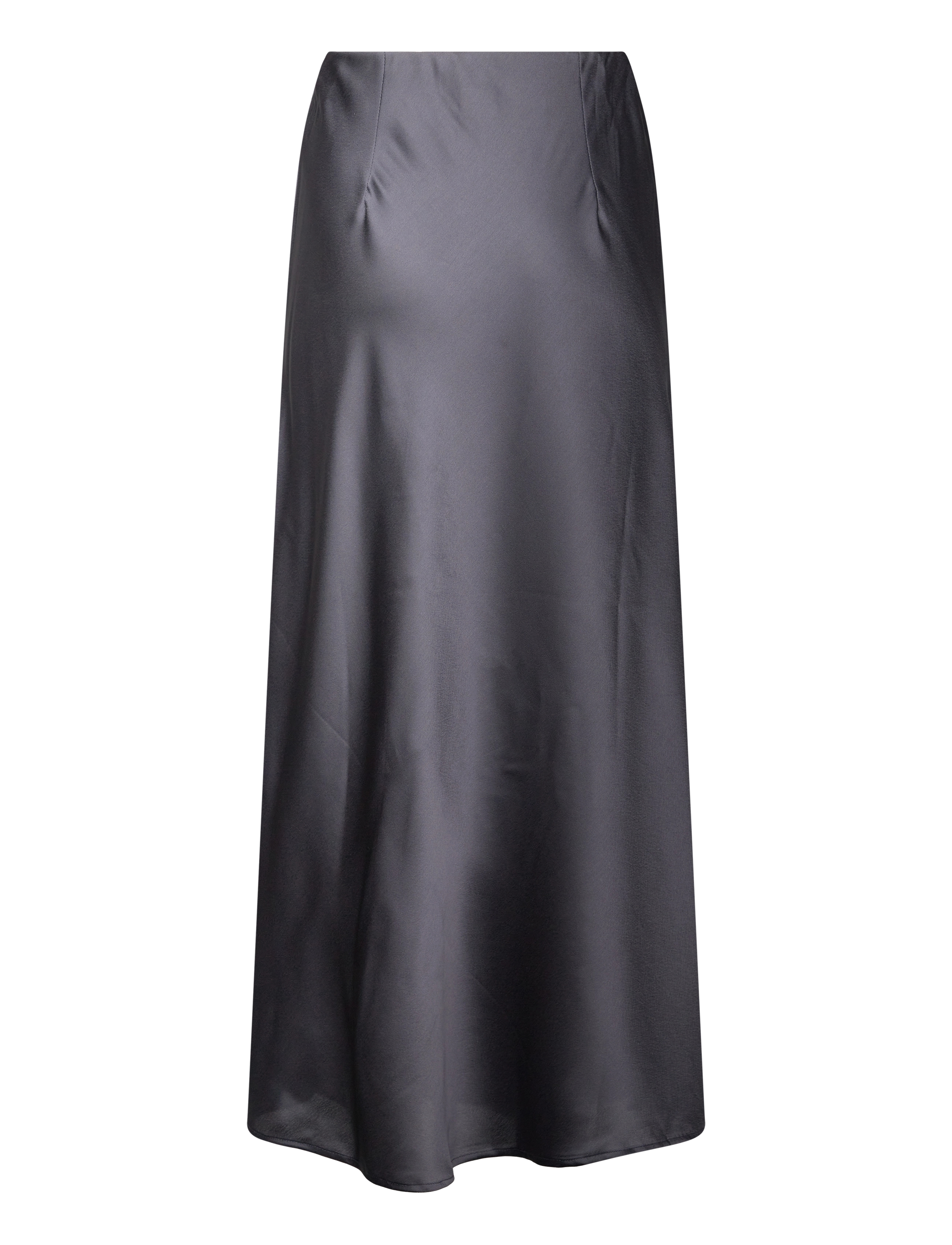 Lindex - Skirt satin - maksiseelikud - dark grey - 2