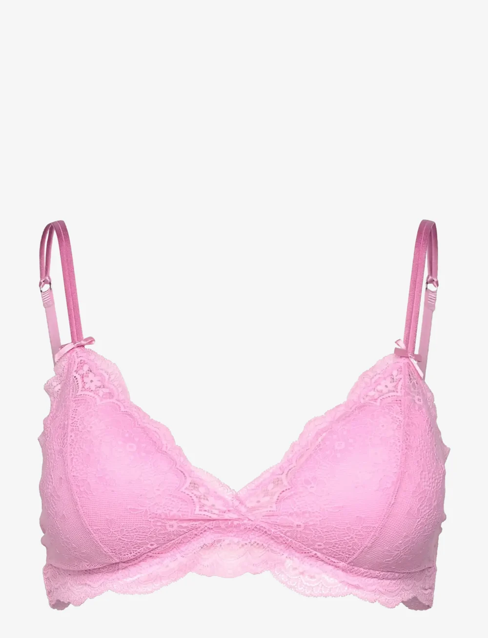 Lindex - Bra bralette Valerie lace - bralette - light pink - 0