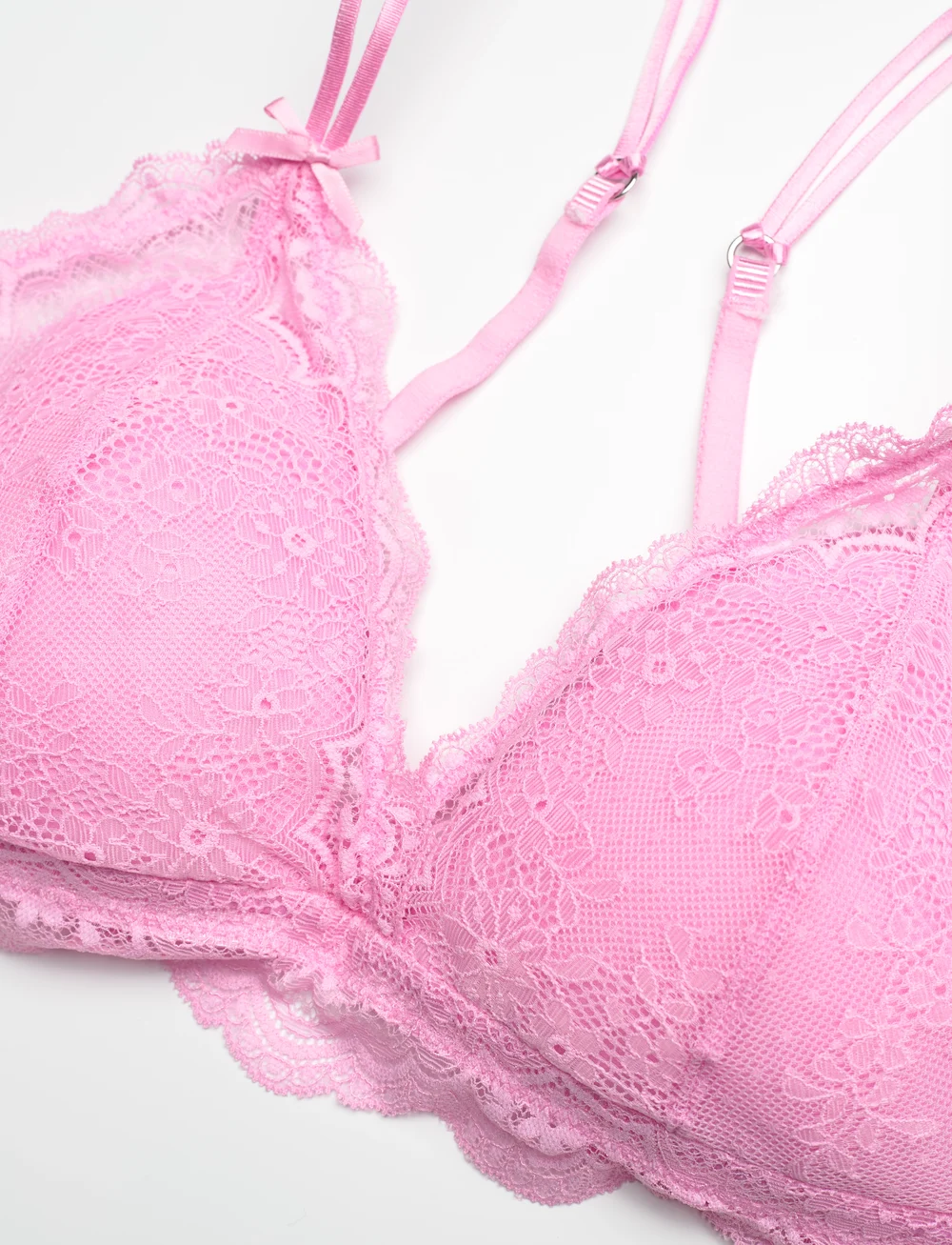 Lindex - Bra bralette Valerie lace - bralette - light pink - 2